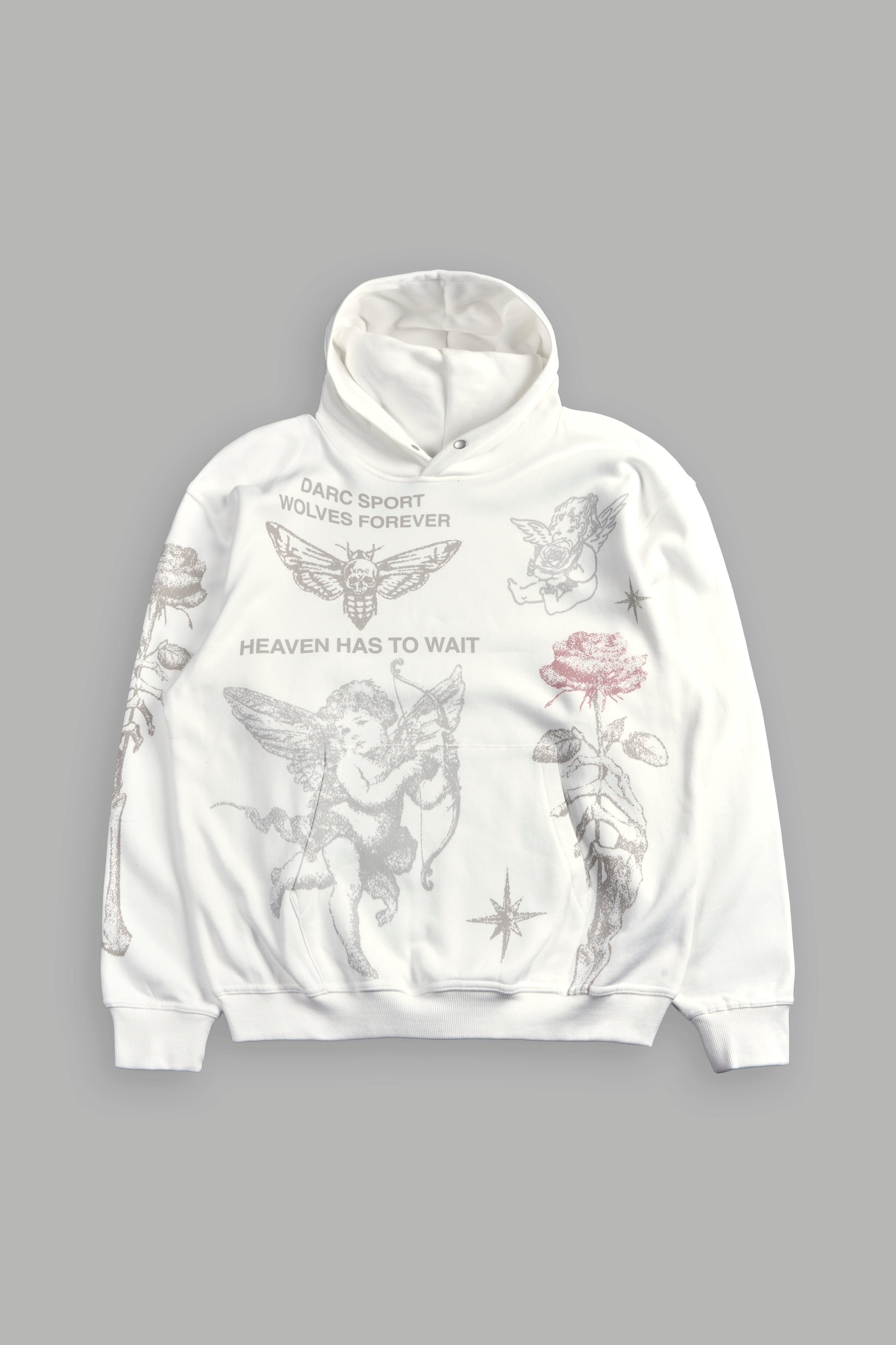 Sacred Flash "Pierce" Hoodie in Cream