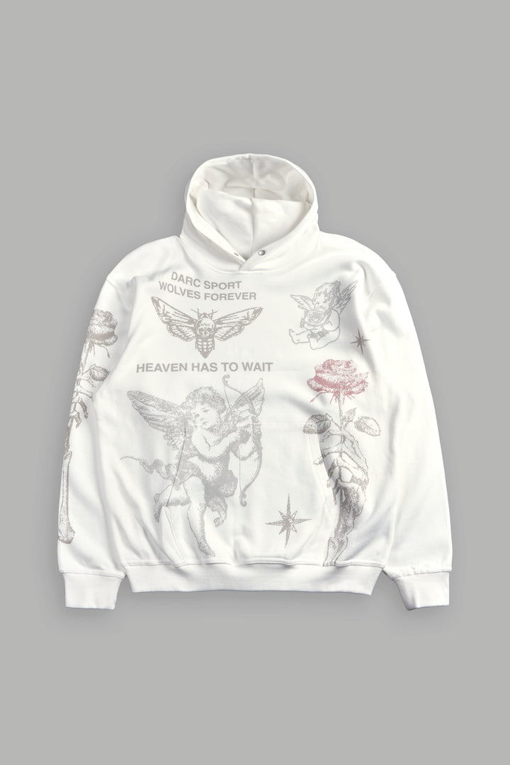 Sacred Flash "Pierce" Hoodie in Cream
