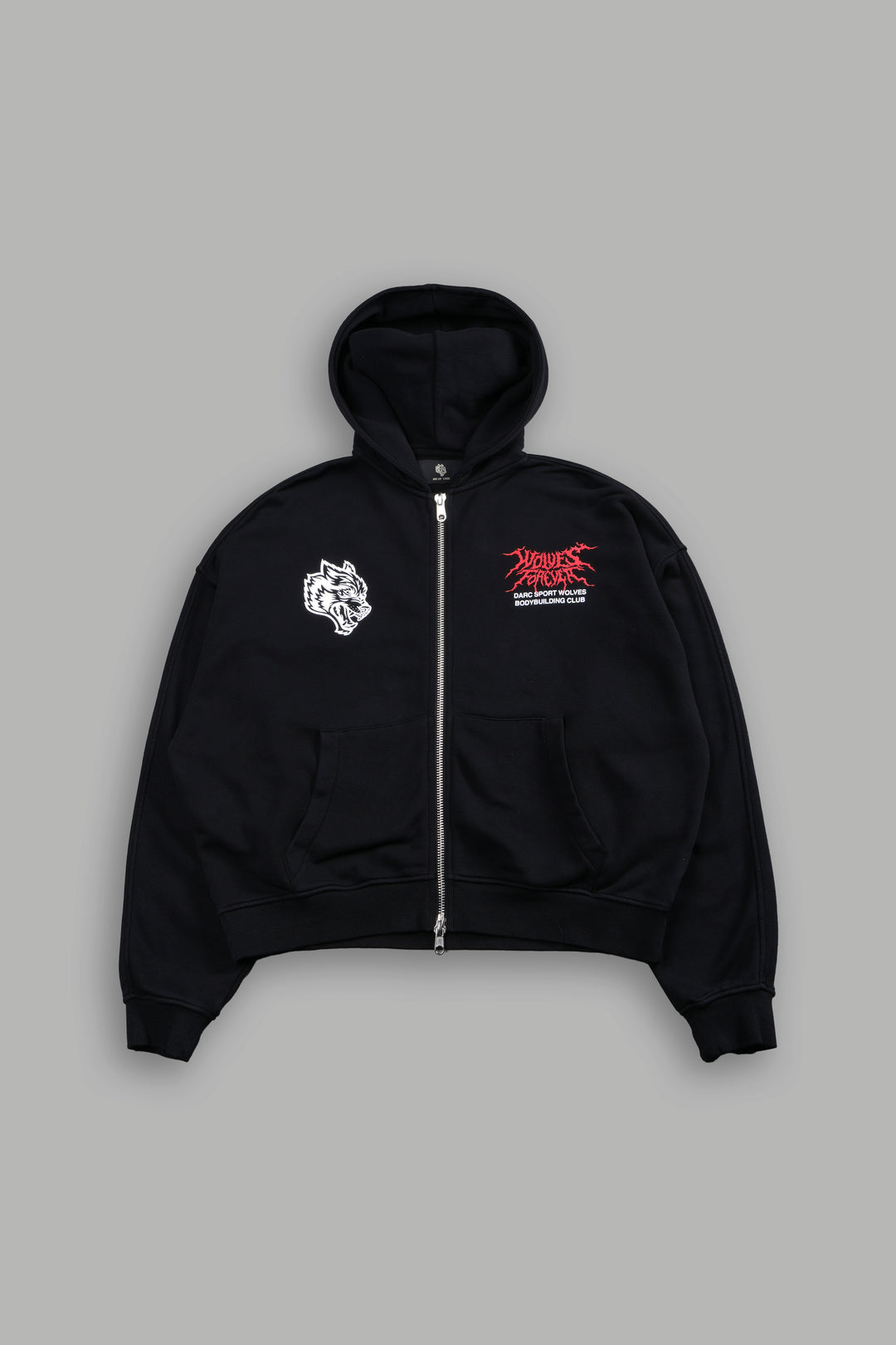 SSDD V2 Darco Double Zip Hoodie in Black
