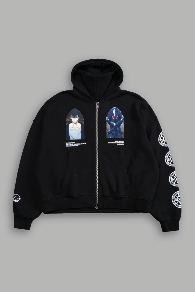 マクロスΔ 2ndライブパーカー Arise Vex Double Zip Hoodie in Black – DarcSport