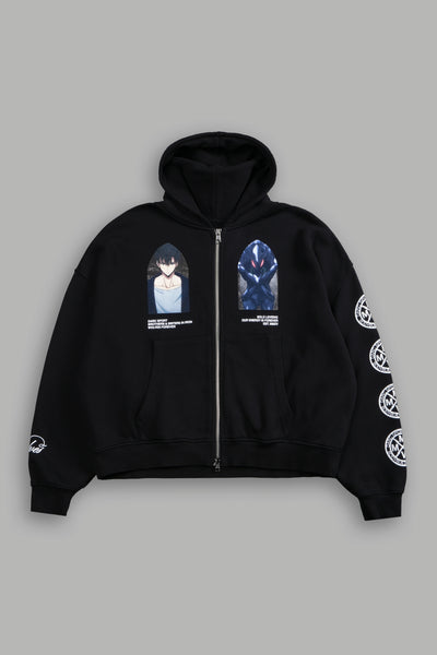 Arise Vex Double Zip Hoodie in Black – DarcSport