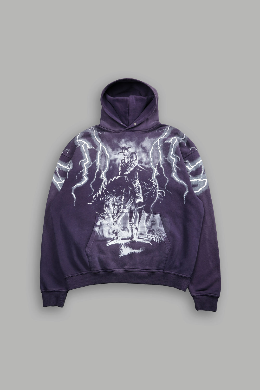 The Last Ride "Pierce" Hoodie in Phantom Purple Sun Fade