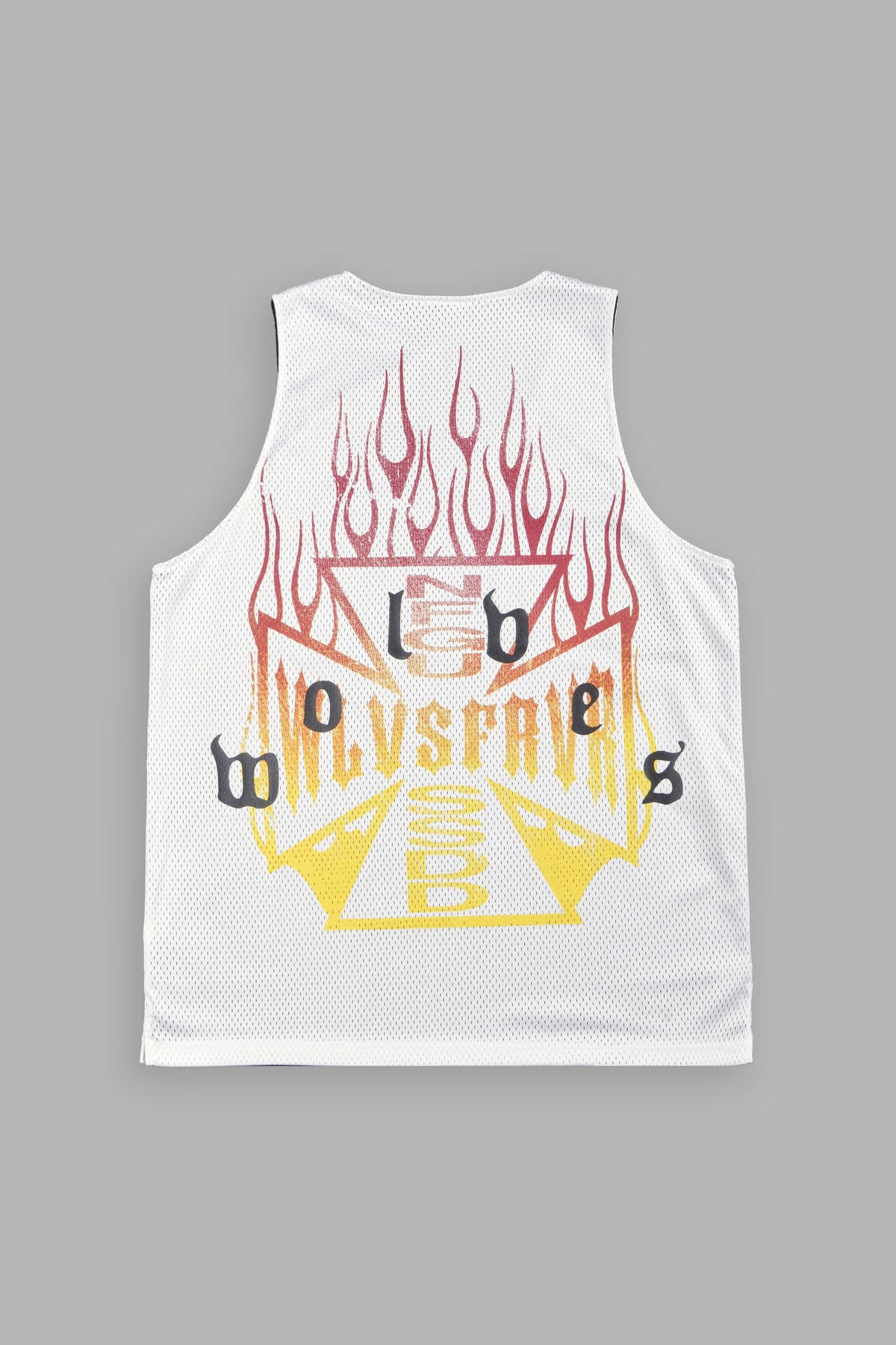 Infernal Club Reversible Bball Jersey In Black/Cream