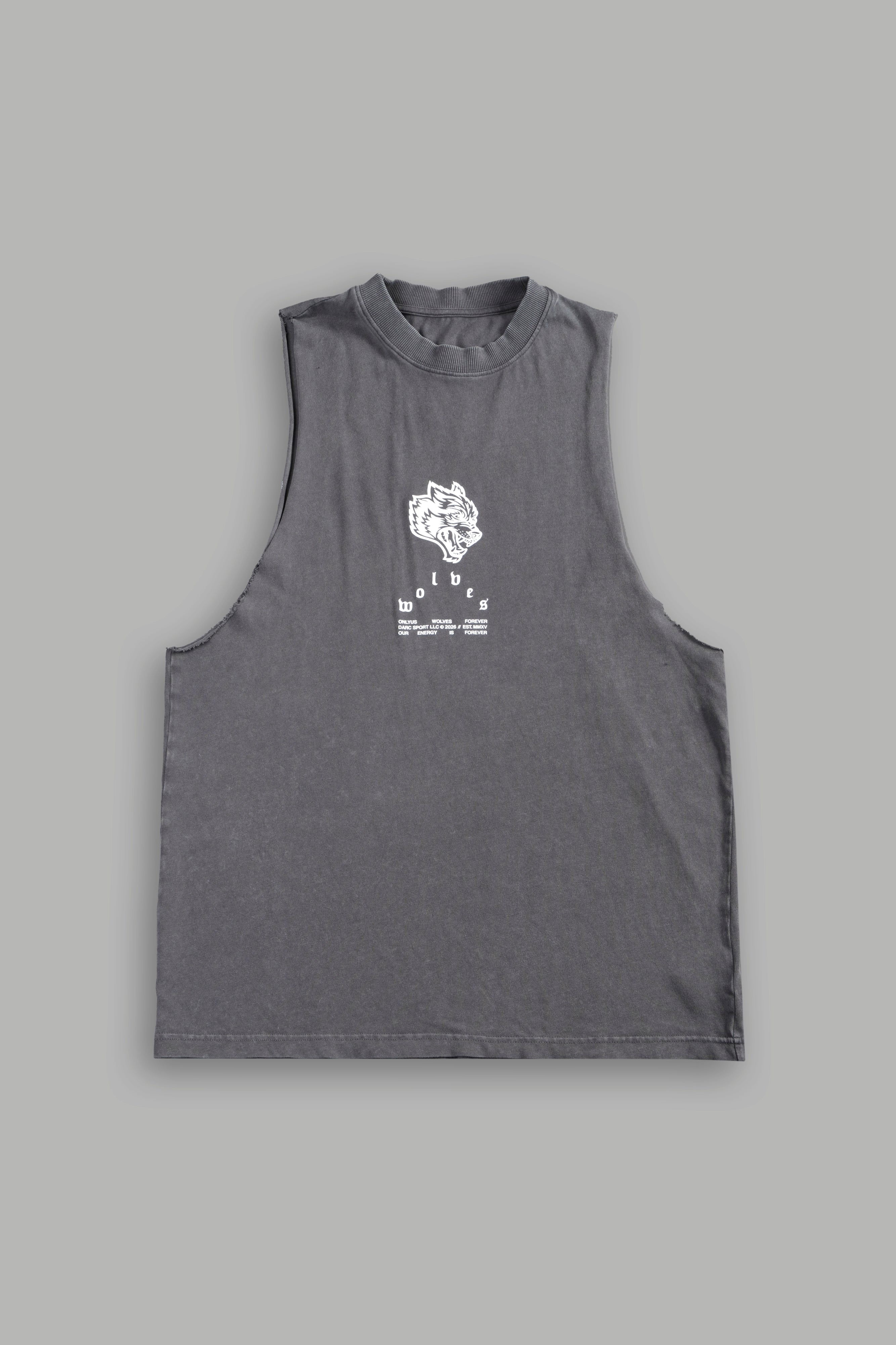 Half Mask Tommy Muscle Tee in Slate Gray