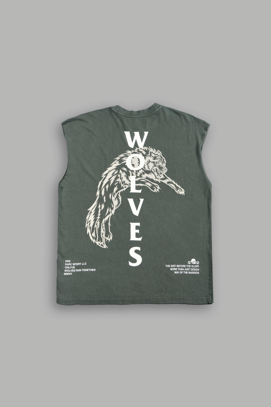 Leap Of Faith V2 Premium Muscle Tee In Green Ivy