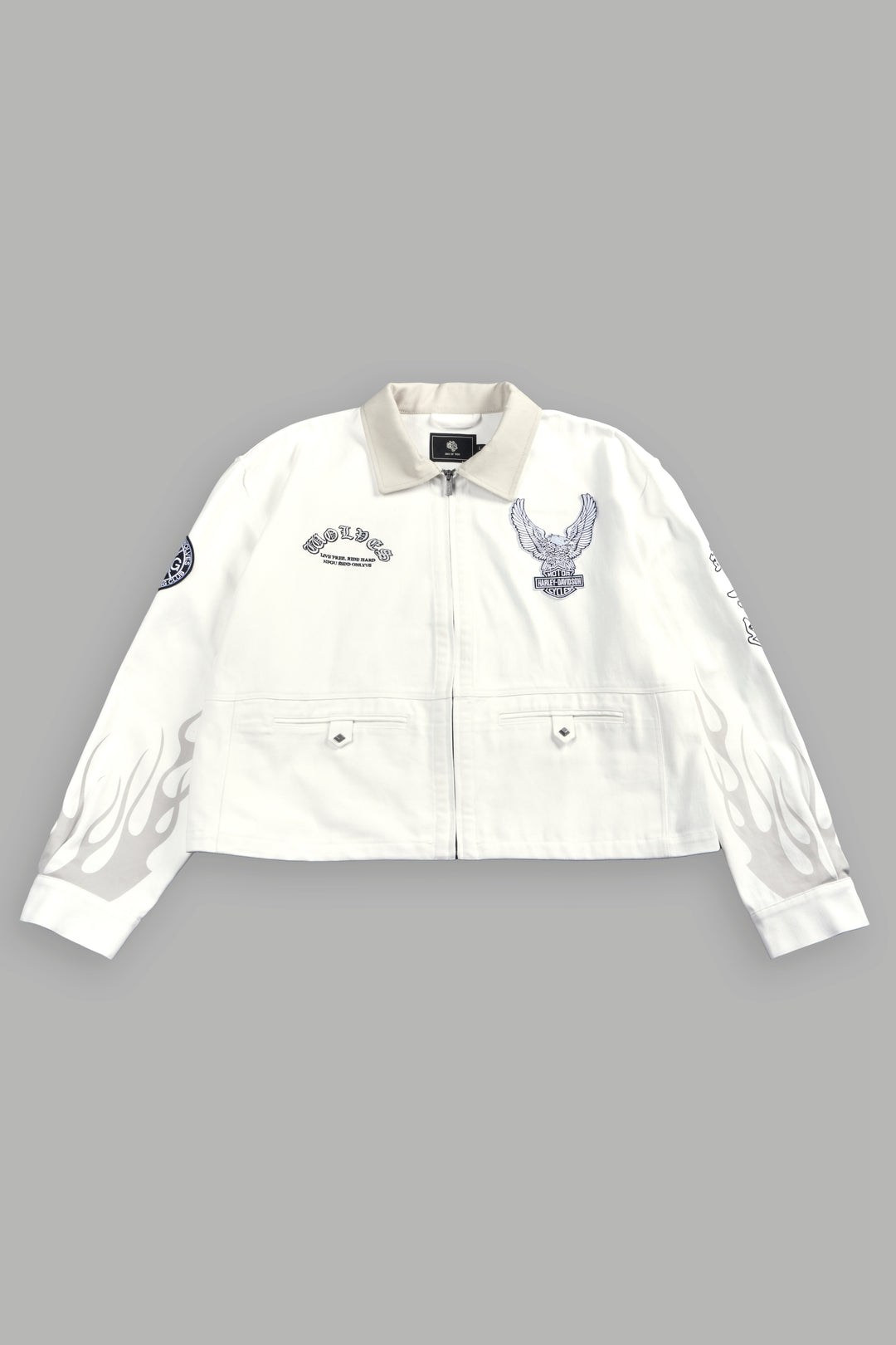 Shadow Ronin Redford Shirt Jacket in Cream