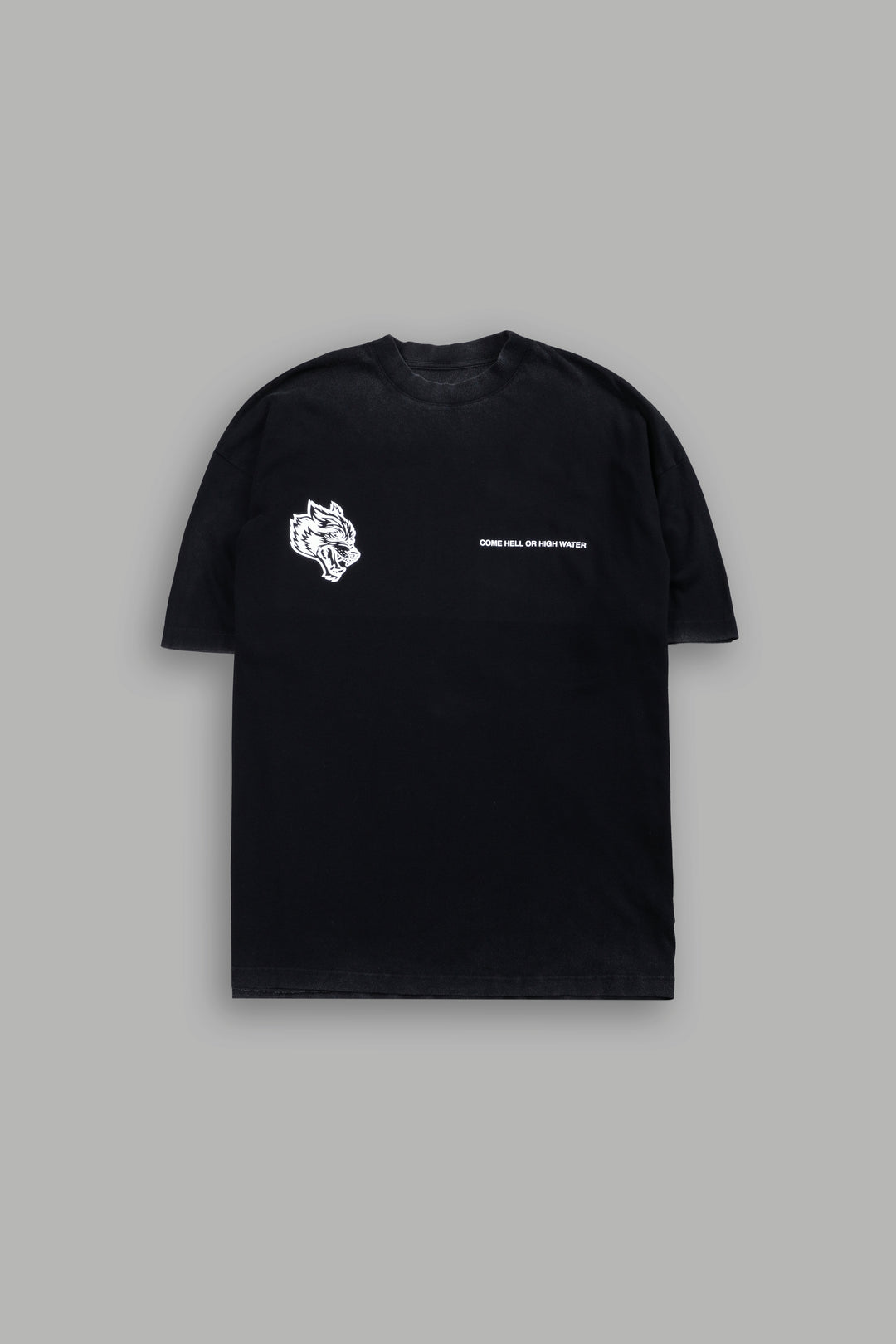 Come Hell Or High Water NFGU Premium Oversized Tee in Black