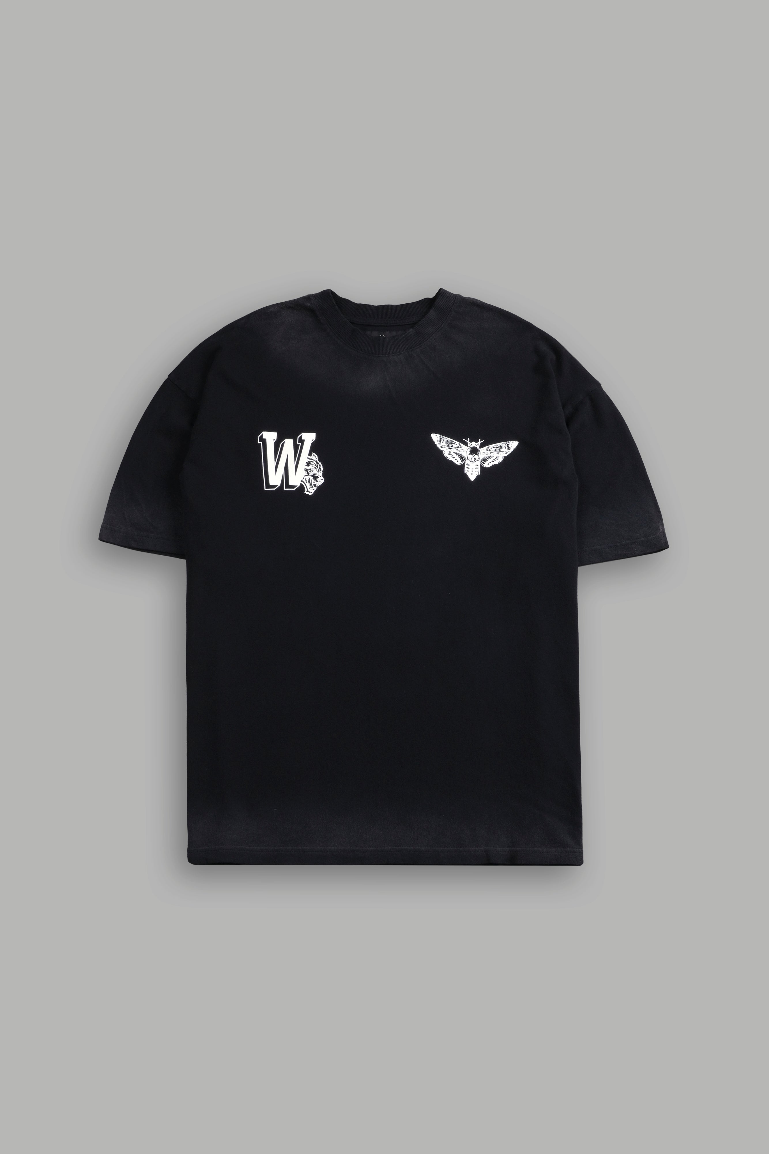 Fight Cancer 2025 "Premium" Oversized Tee in Black Drift Wash