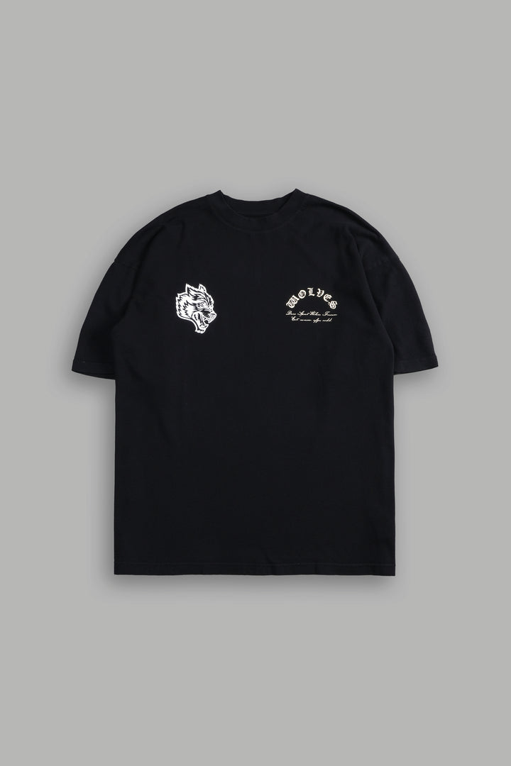 Hall Of The Slain "Premium" Oversized Tee in Black