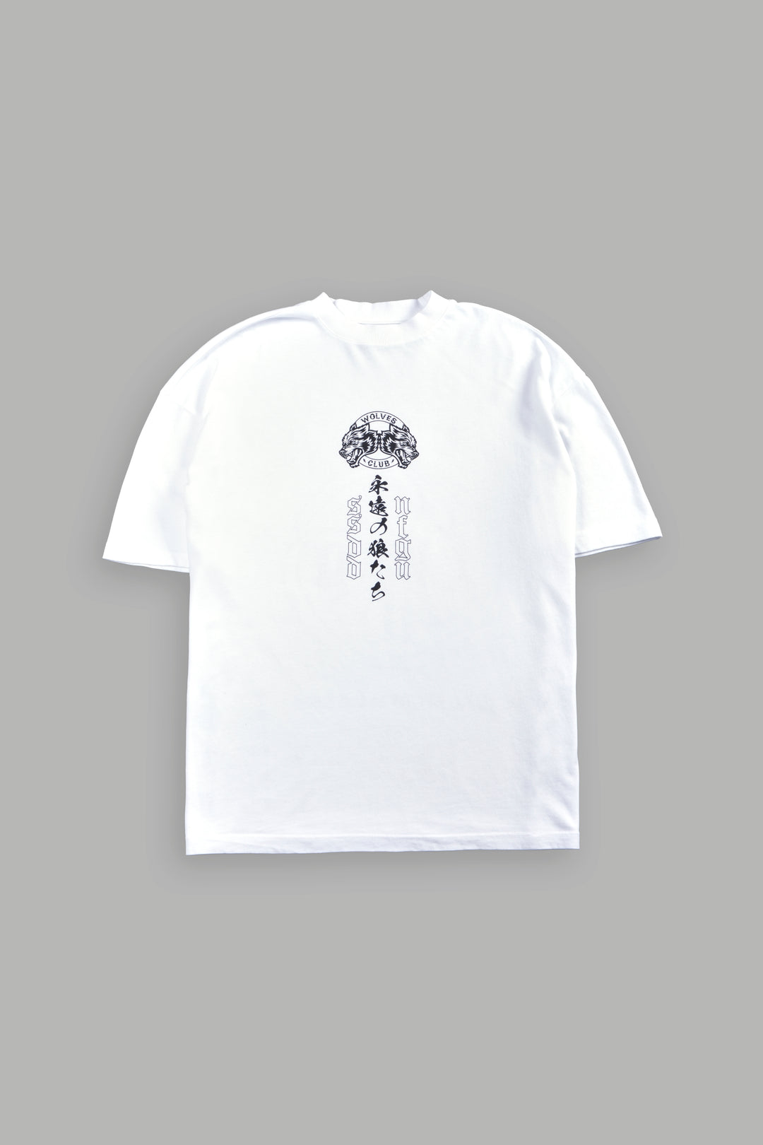 Kazoku Okami Premium Oversized Tee in White