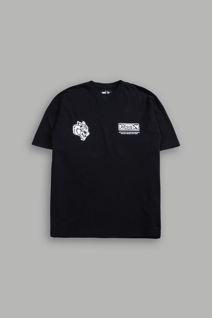 Killer Bee Premium Oversized Tee in Black