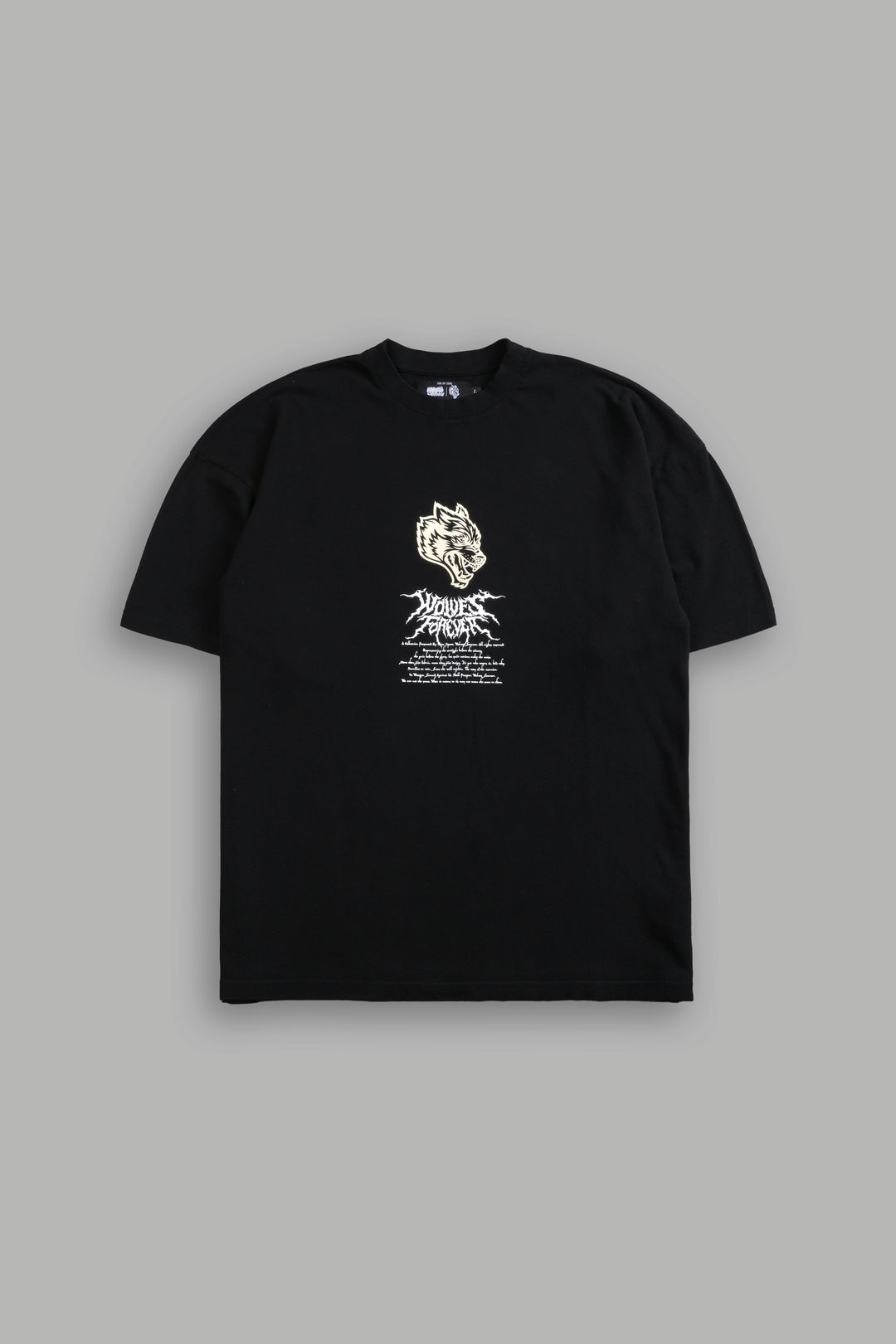 Under the Moon "Premium" Oversized Tee in Black