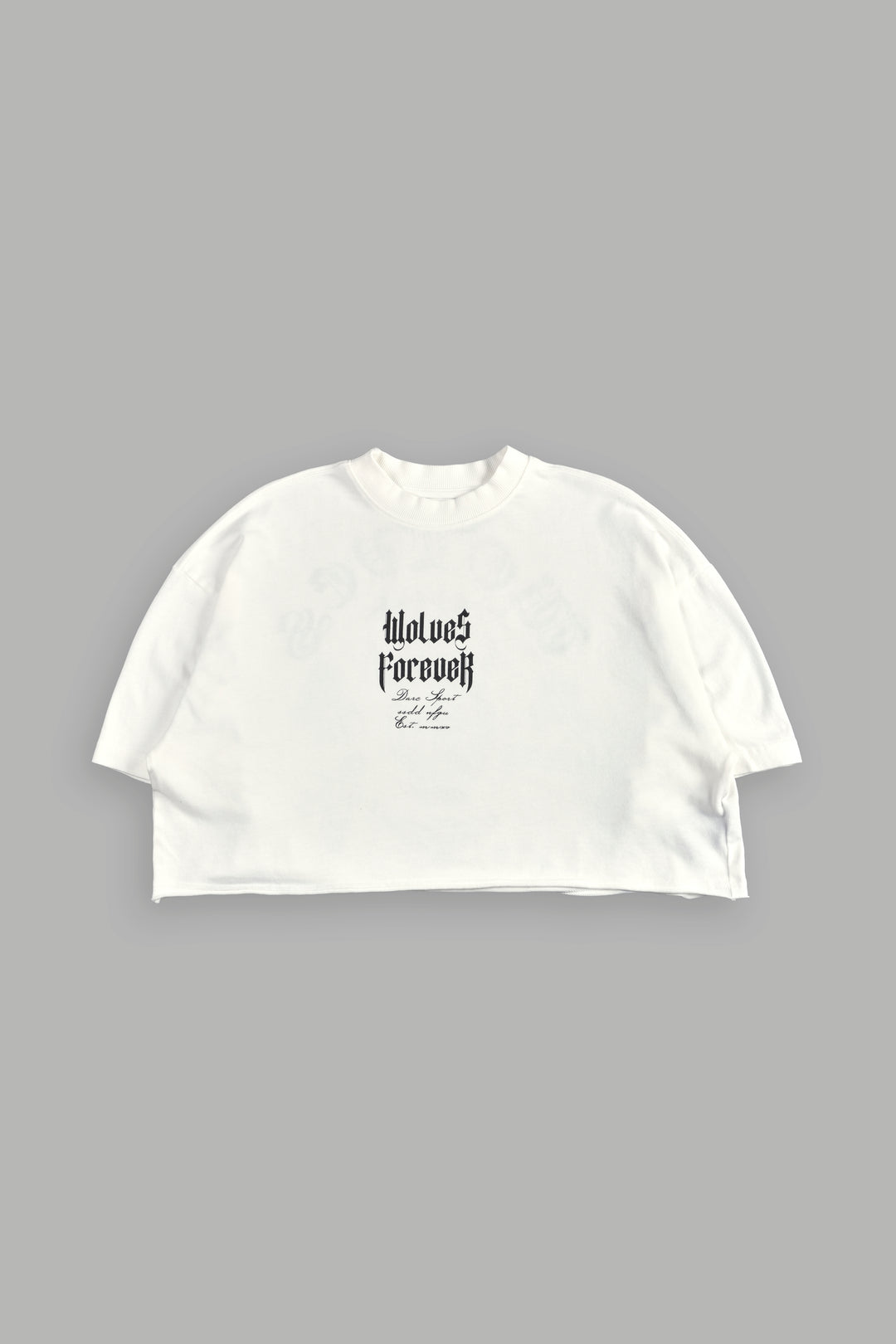 Live Or Die "Premium" Oversized (Cropped) Tee in Cream