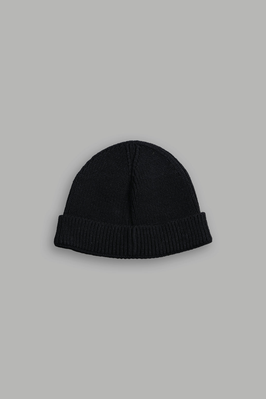Wolf Patch Beanie in Black