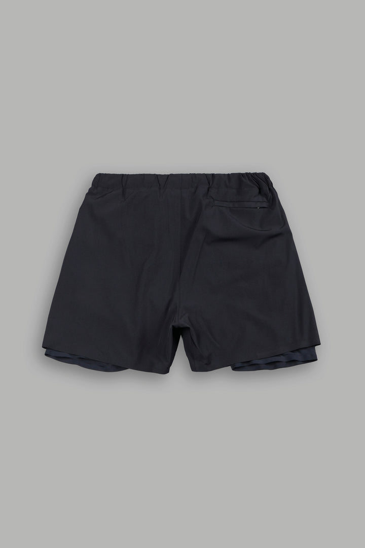 Wolf Pyramid Compression Shorts In Black