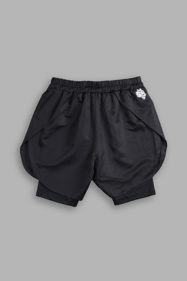 Okami Wolf Phantom Compression Shorts in Black