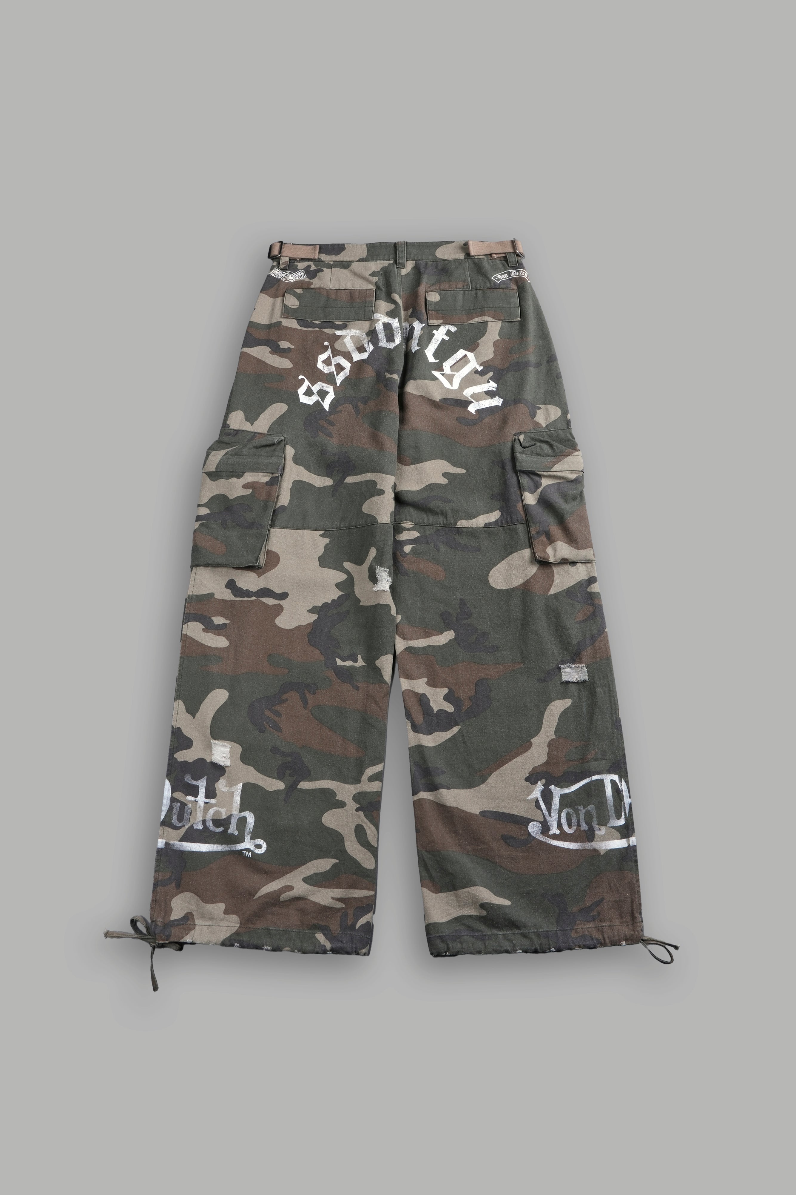 Hellbound Duke Cargo Pants in DSVD Green Camo