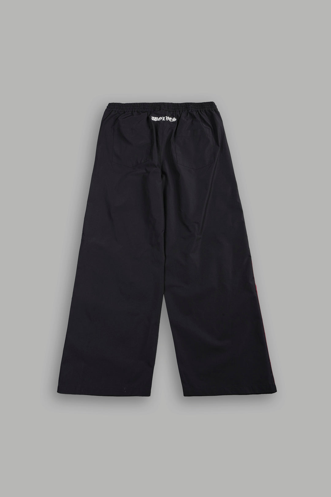 Lobo Chopper Brolic Track Pants In Black/Cherry Red