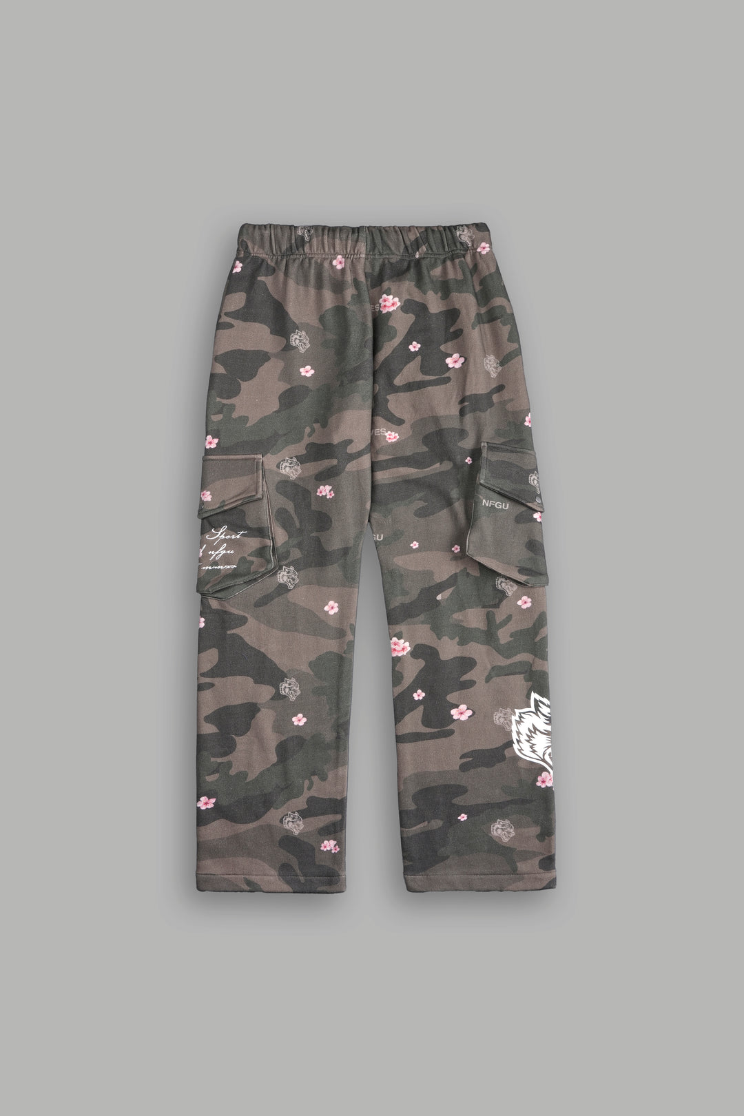 Stay Loyal Bigelow Cargo Sweat Pants in Vintage Blossom Woodland Camo