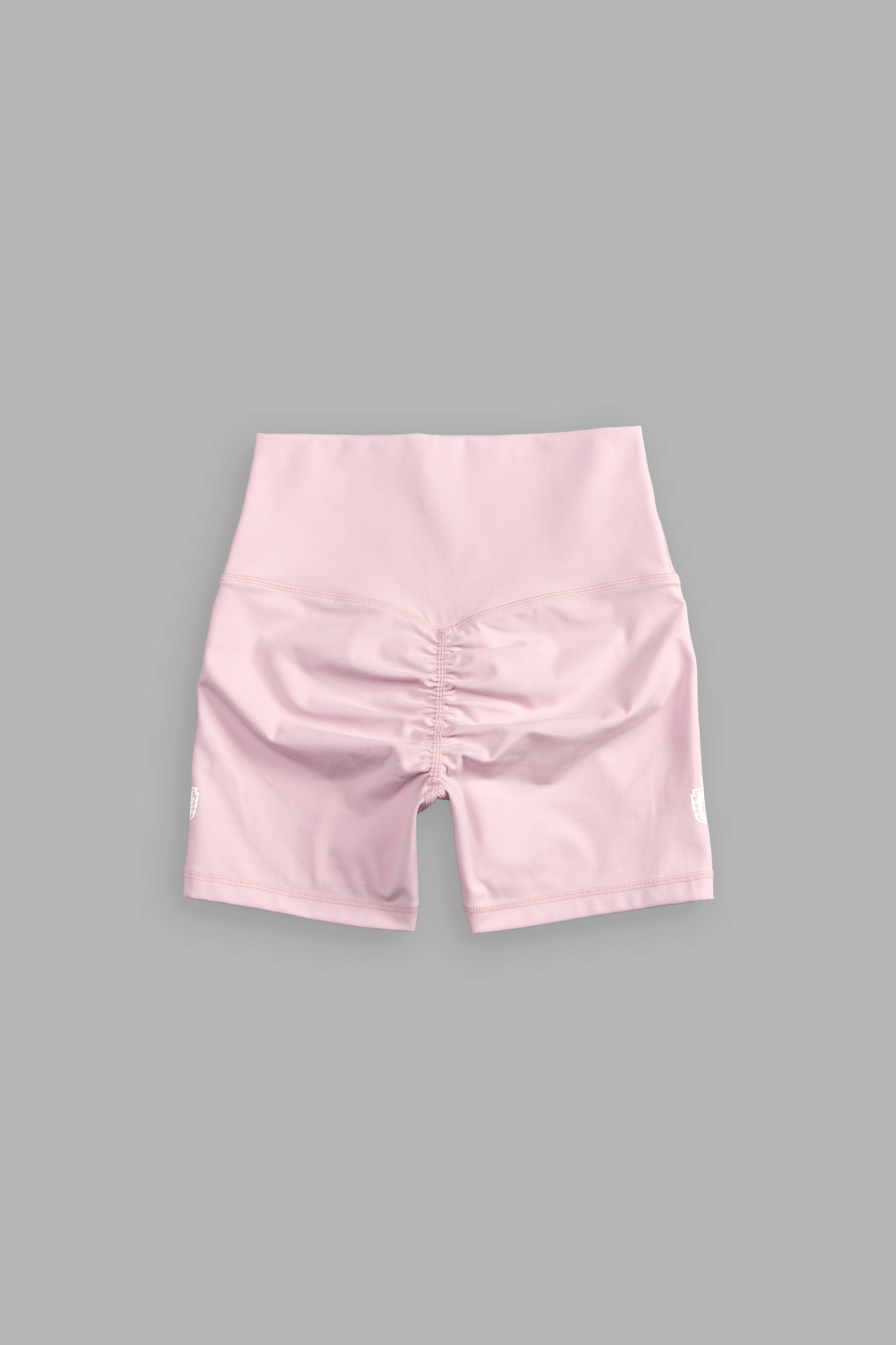 Dual Wolf Pump Energy Shorts in Pink Dust