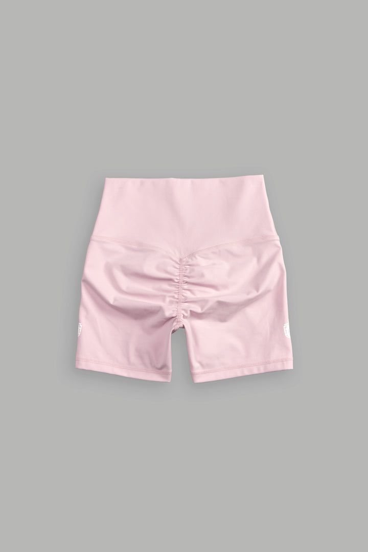 Dual Wolf Pump Energy Shorts in Pink Dust