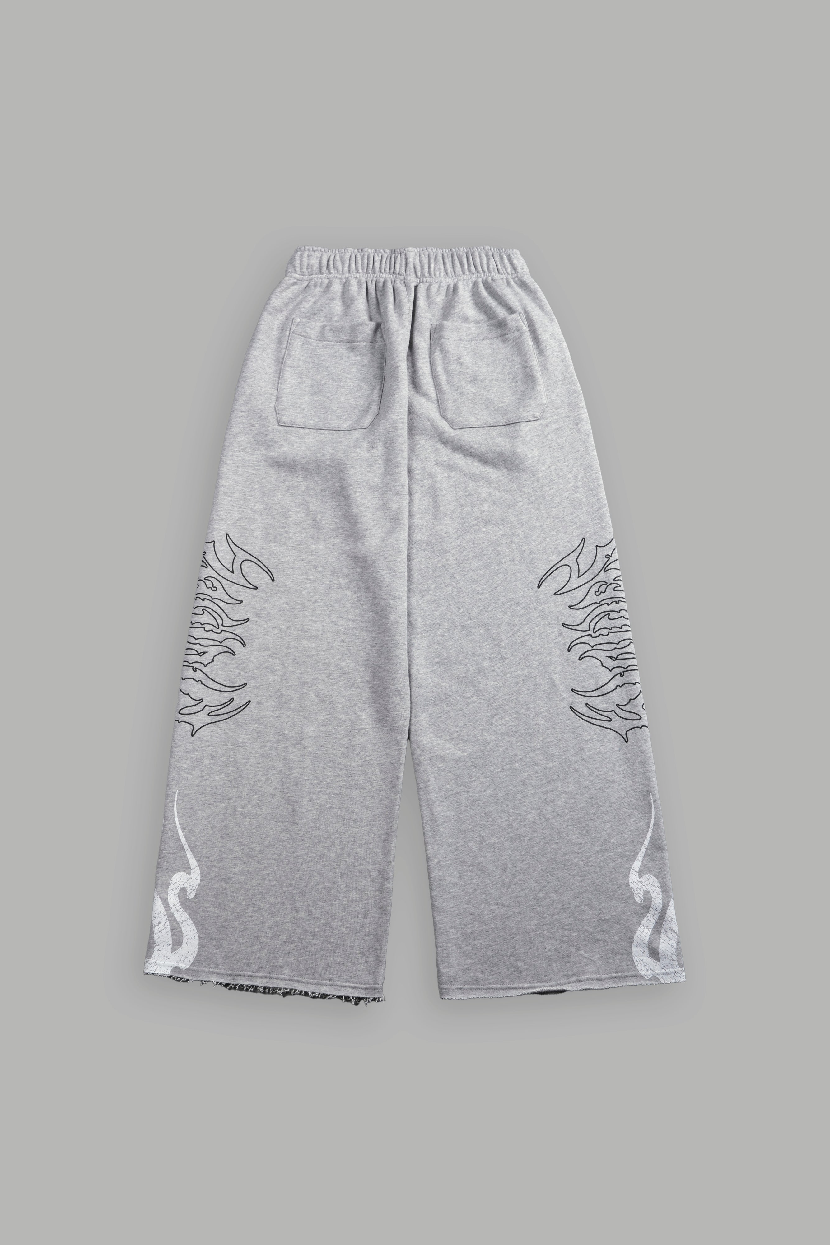 Ghost Flame Durst Sweats V2 in Light Athletic Gray