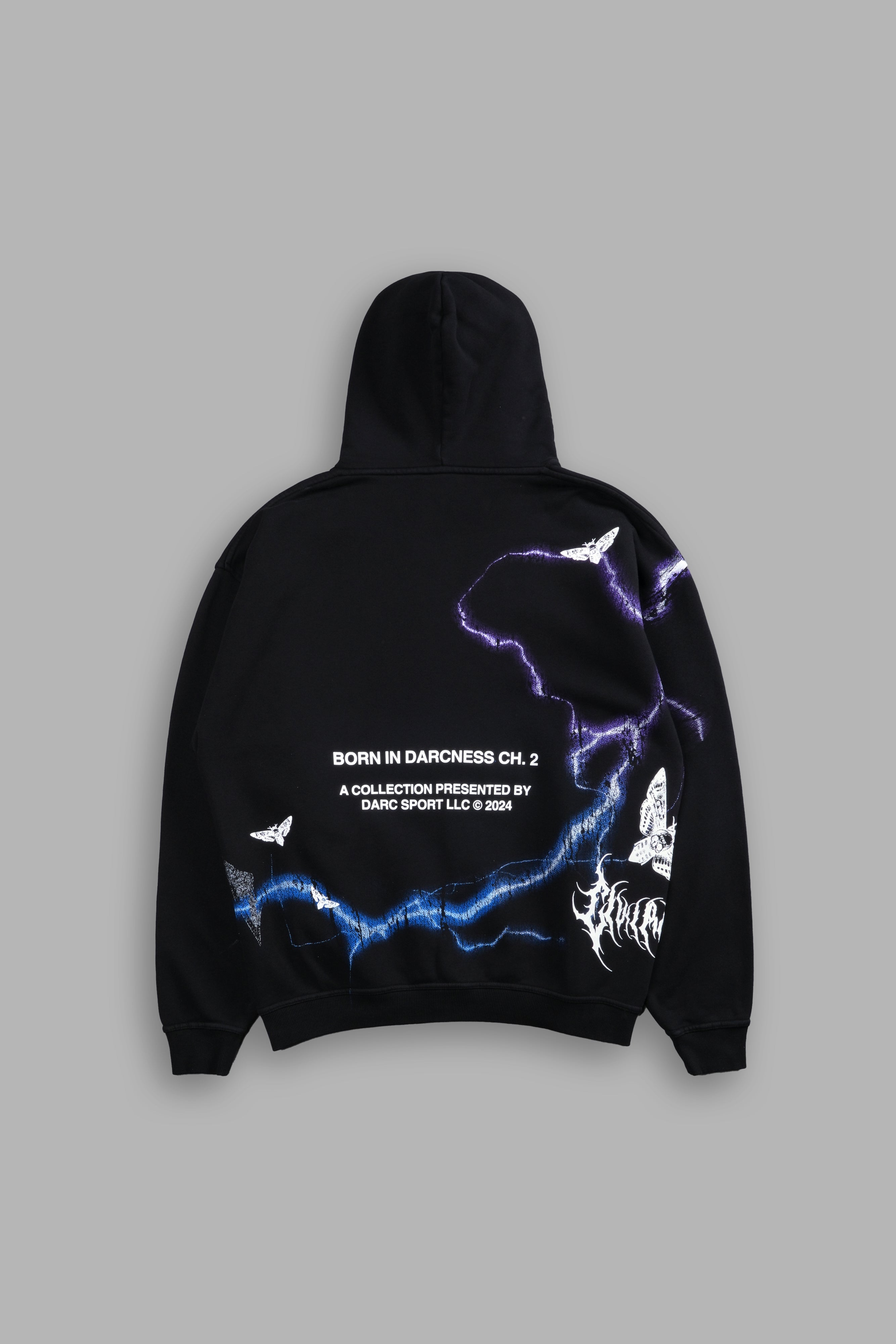 Batman "Side-By-Side" Bishop Hoodie in Black