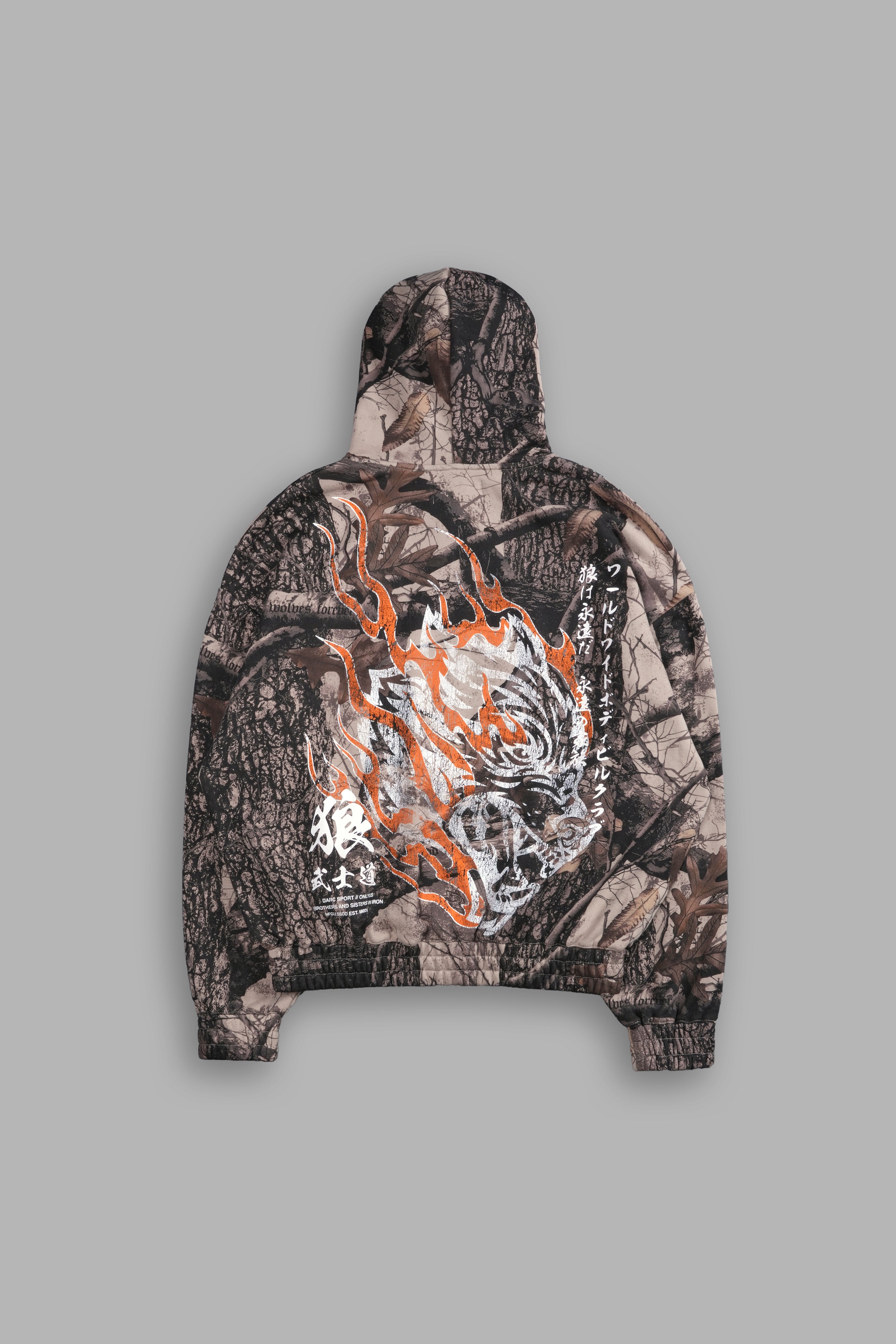 Inferno "Chambers" Zip Hoodie in Clay Woodland Camo