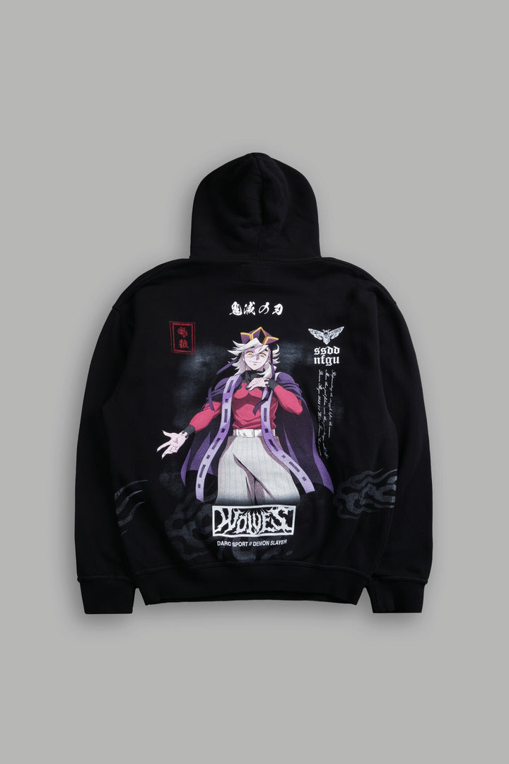 Doma "Side-By-Side" Pierce Hoodie in Black