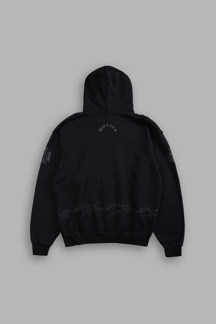 Surrounded by Thorns "Pierce" Hoodie in Black