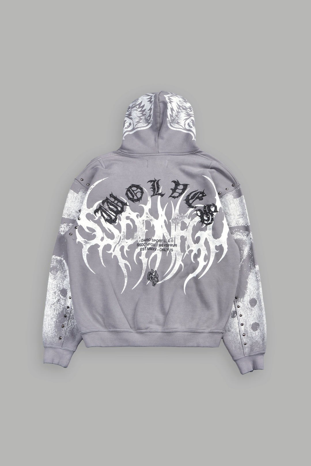Jason Forever Cornell Hoodie In Dove Gray Drift Wash
