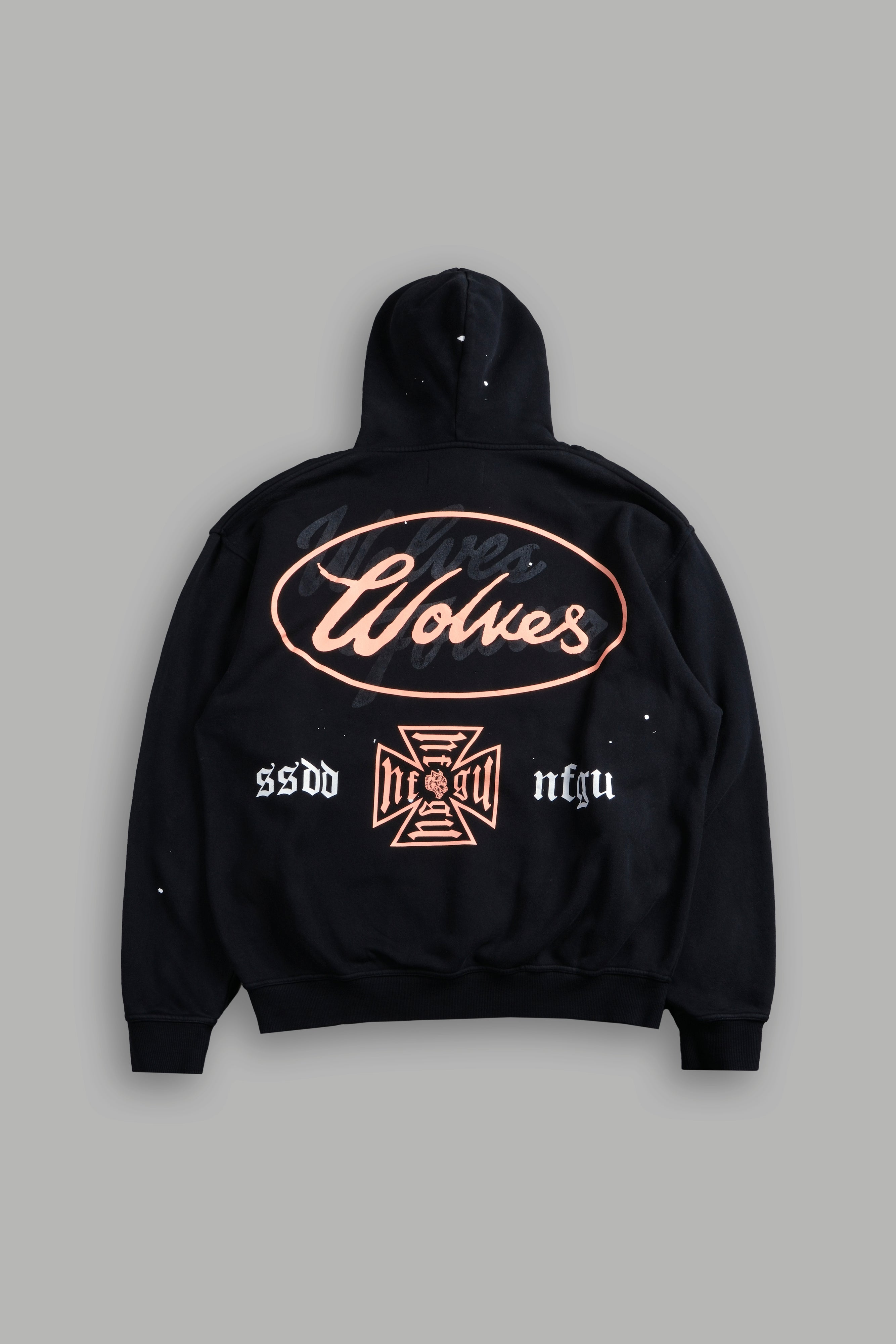 DSA FRVR "Pierce" Hoodie in Black Drift Wash