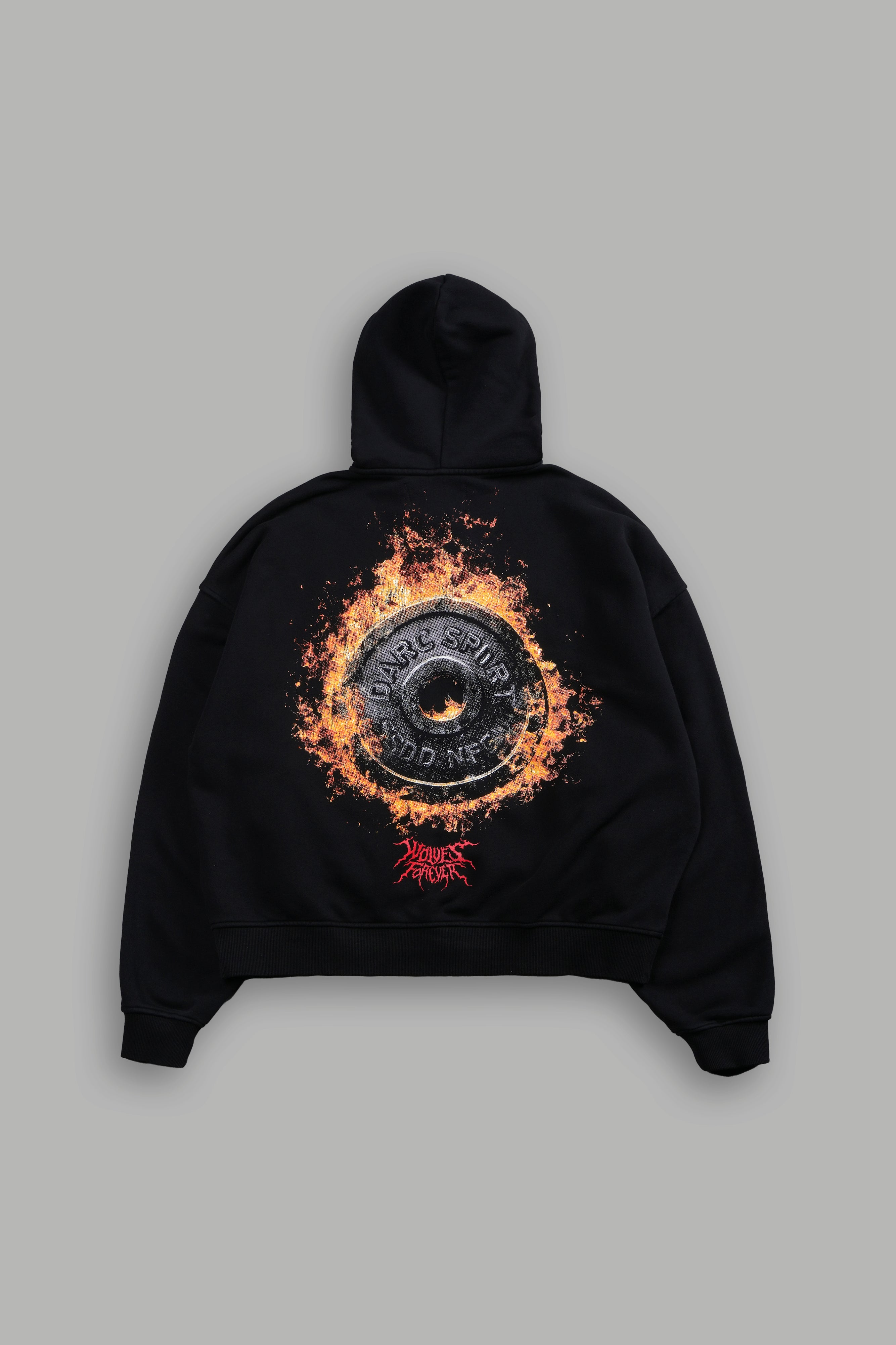 SSDD V2 Darco Double Zip Hoodie in Black