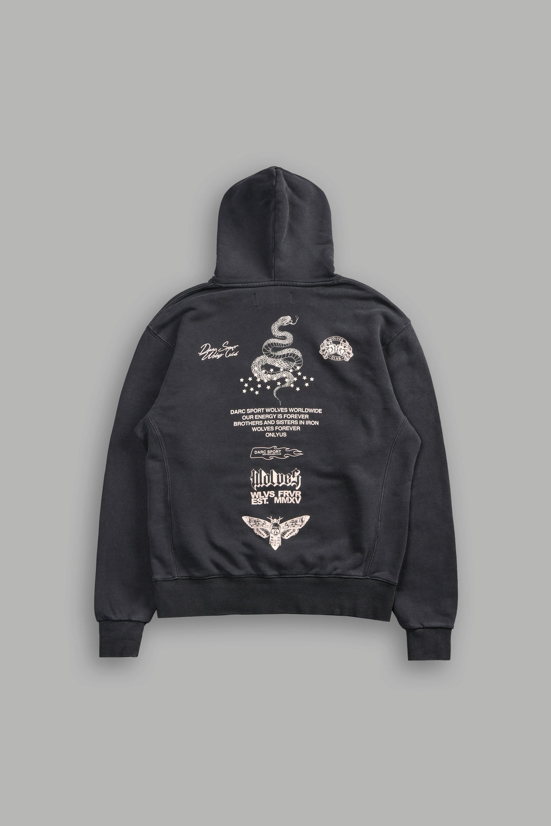 Never Back Down "Dakota" Hoodie in Wolf Gray