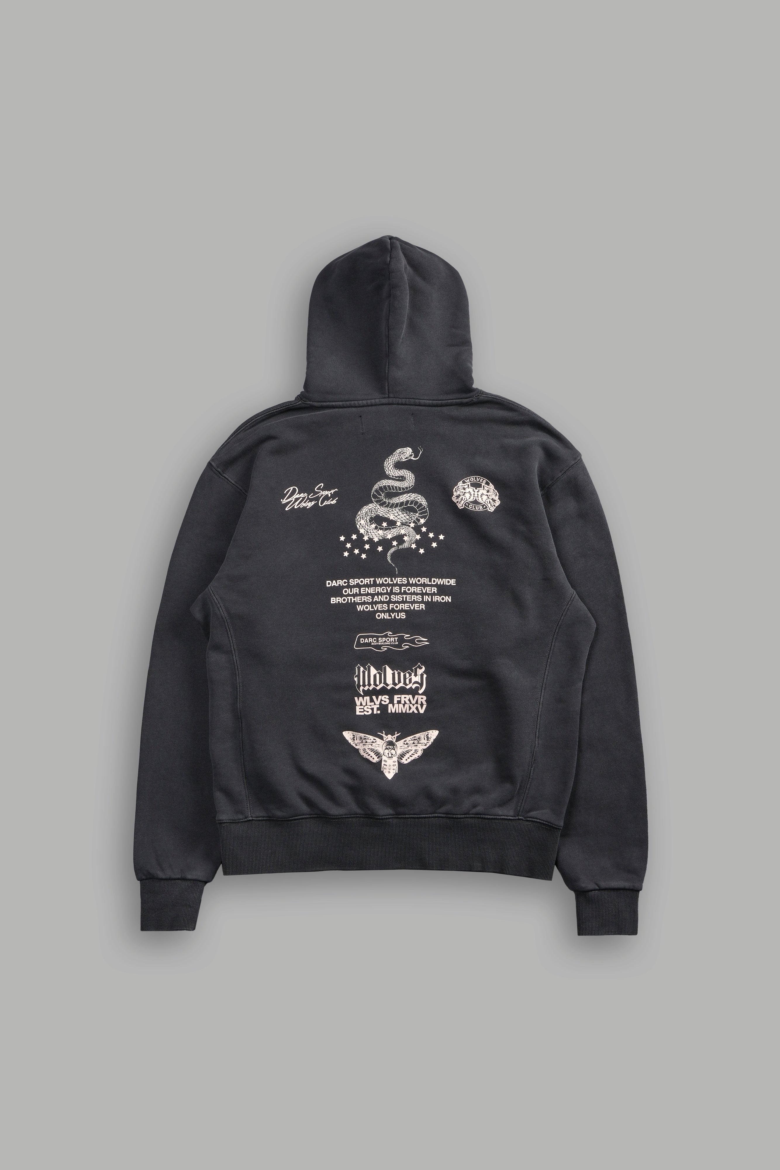 Never Back Down "Dakota" Hoodie in Wolf Gray