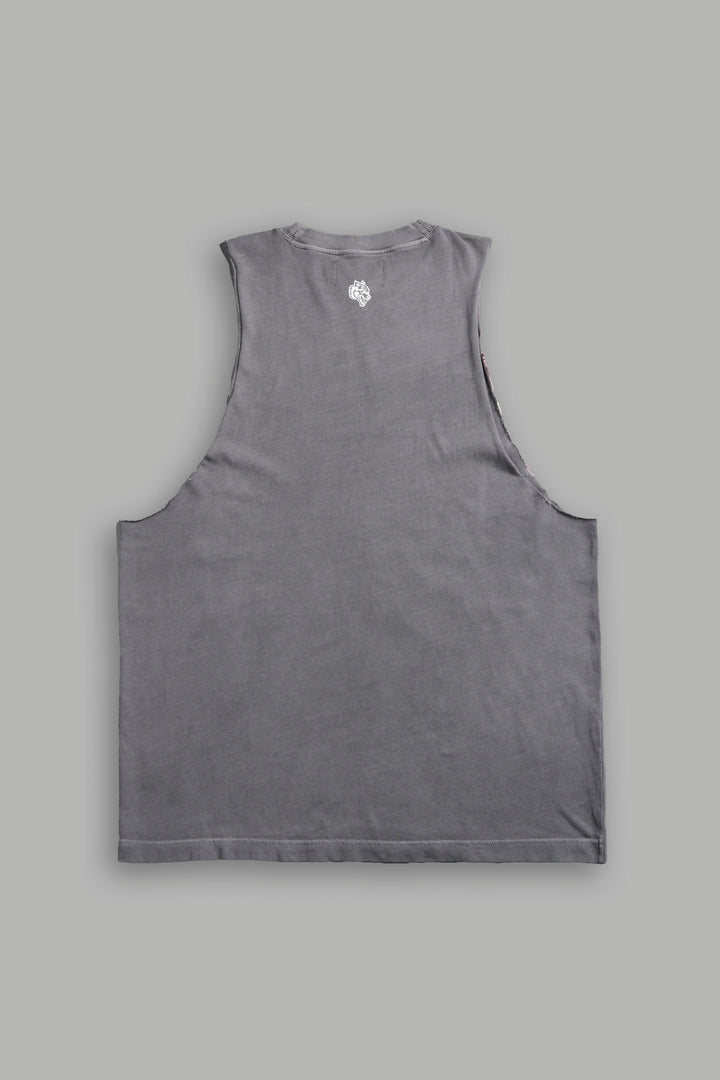 Oni Sakura "Tommy" Muscle Tee in Dove Gray