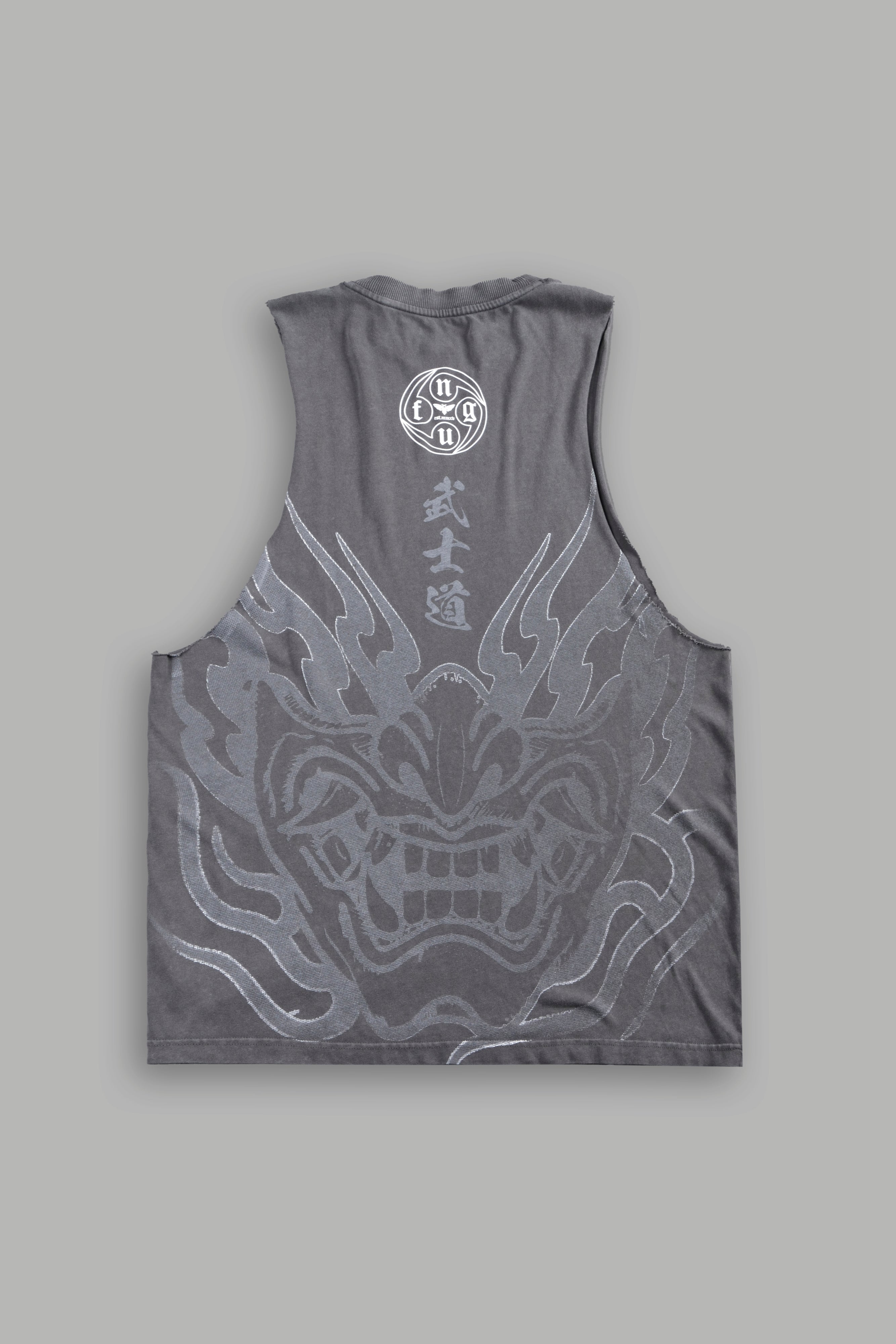 Half Mask Tommy Muscle Tee in Slate Gray