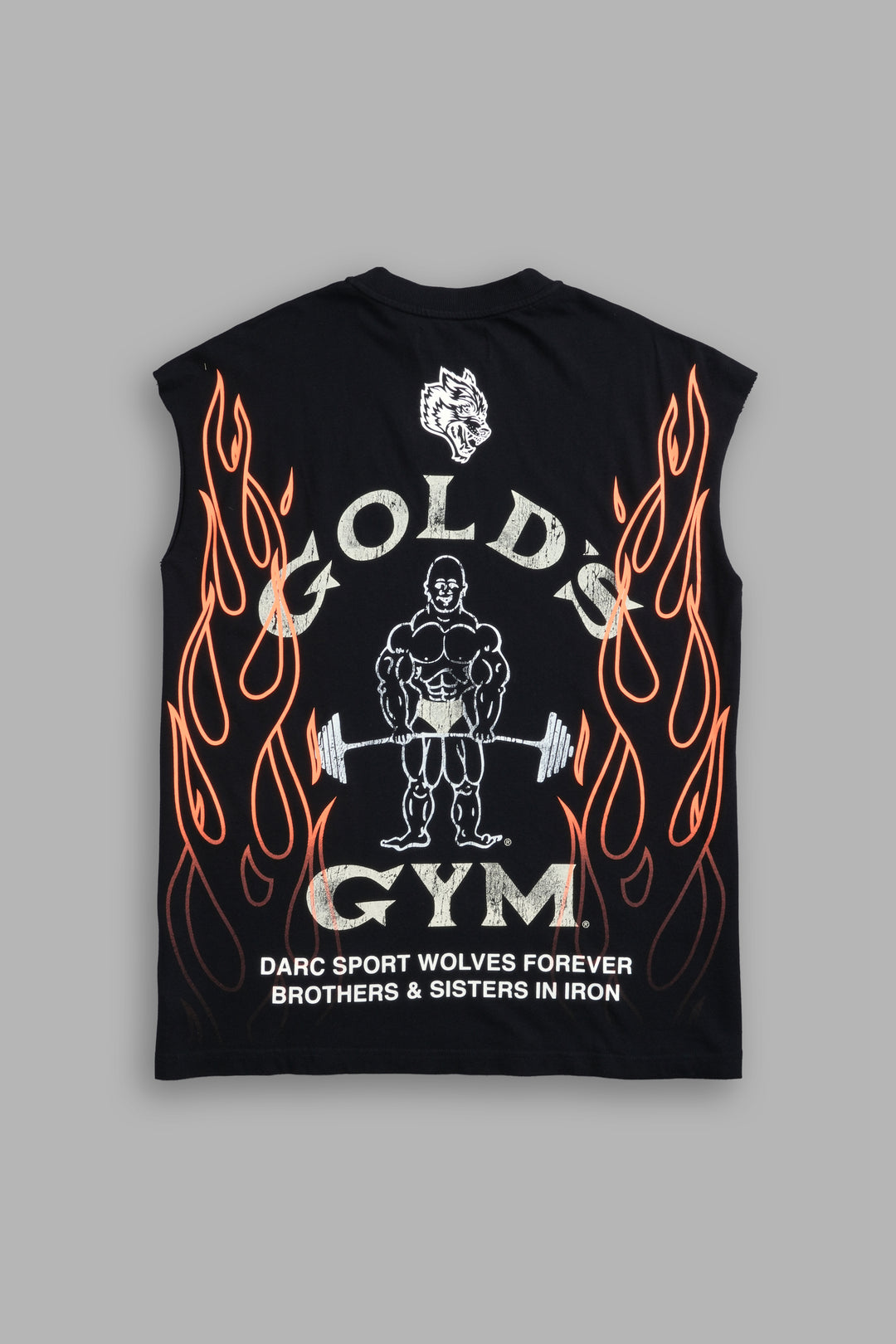 On Fire "Premium" Muscle Tee in Black