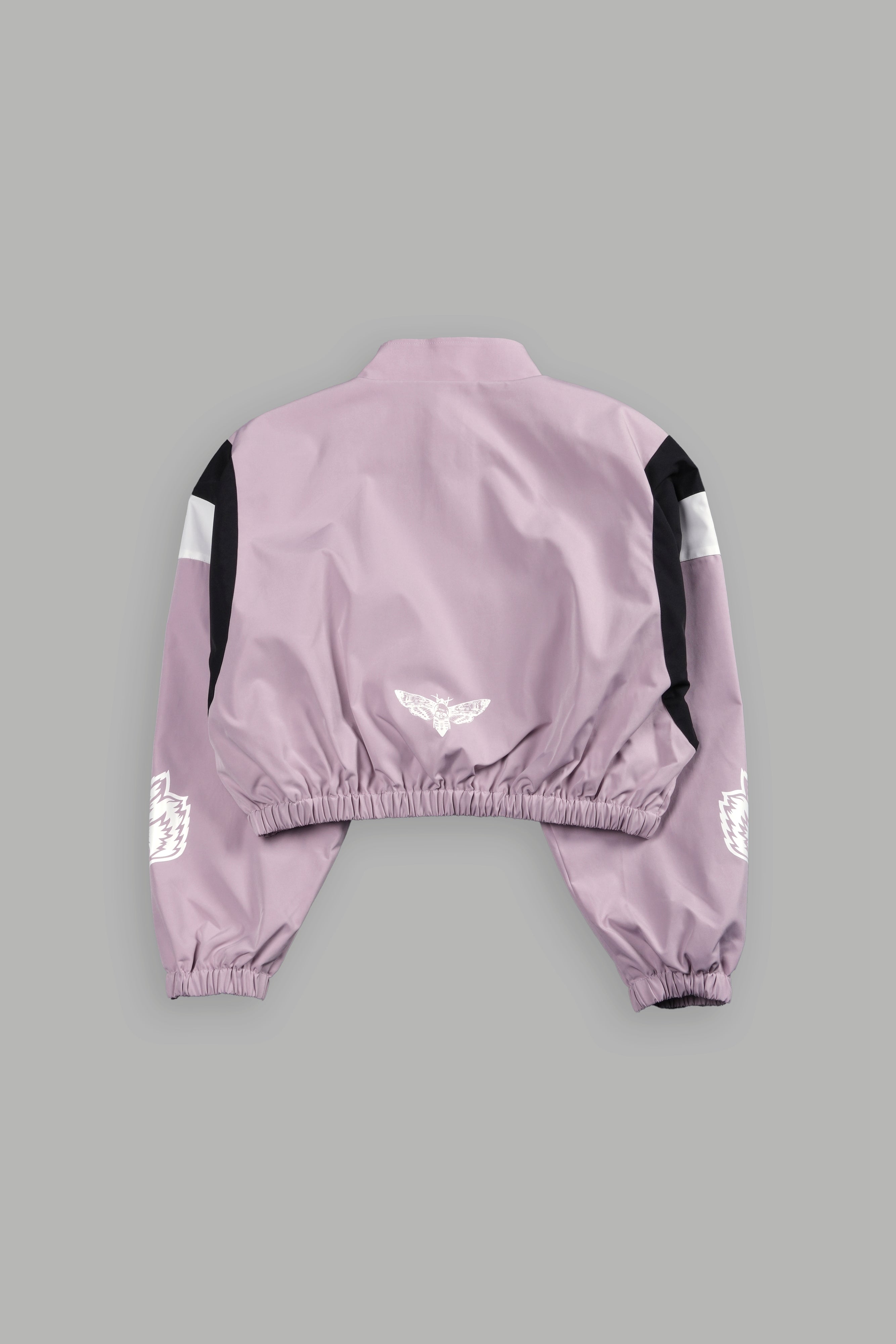 Death Becomes Her Nadia Track Jacket in Purple Smoke/Black/White