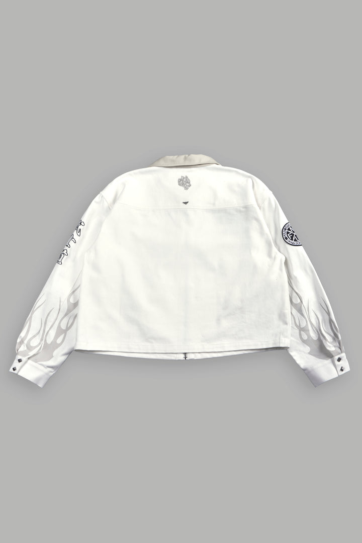 Shadow Ronin Redford Shirt Jacket in Cream