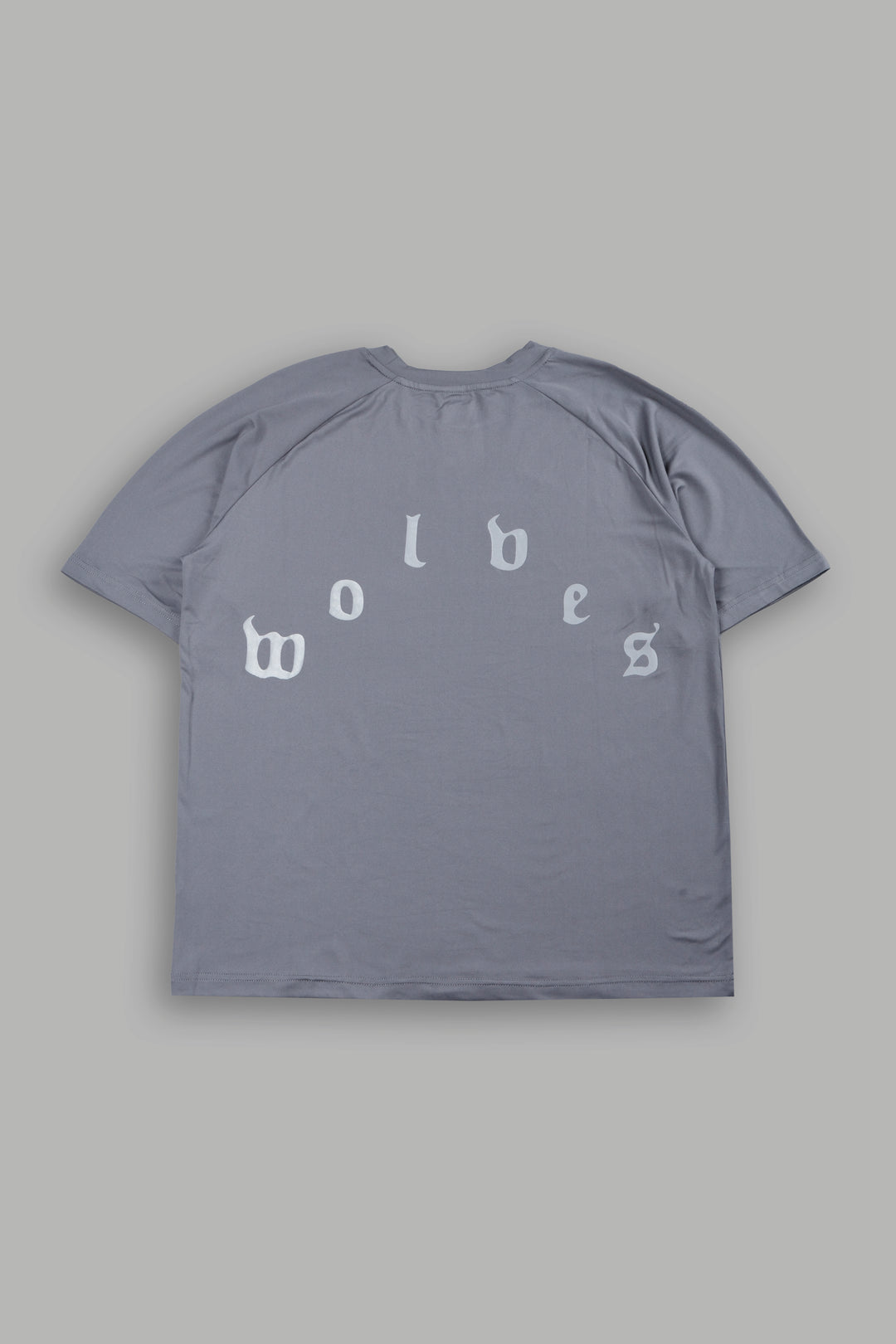 Pyramid V3 Dry Wolf Raglan Ss Tee In Slate Gray