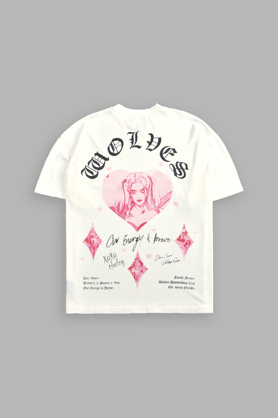Her Energy "Premium" Oversized Tee in Cream
