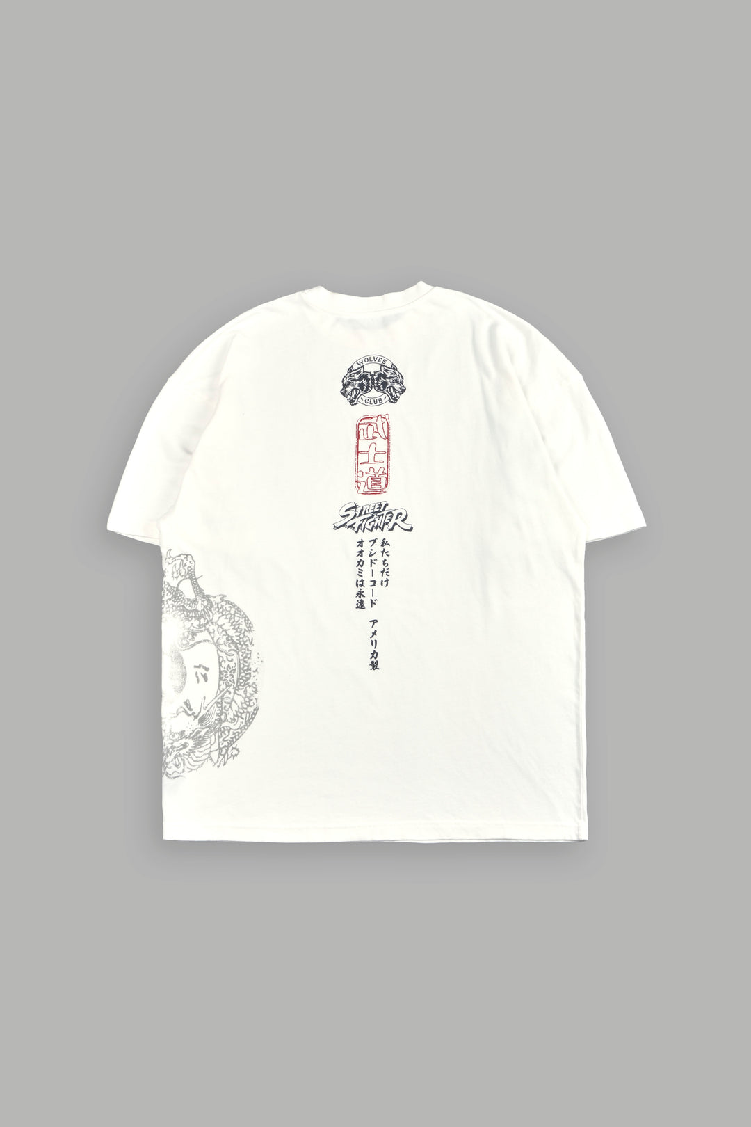 Street Fighter "Side-By-Side" Tee Box Set in Cream