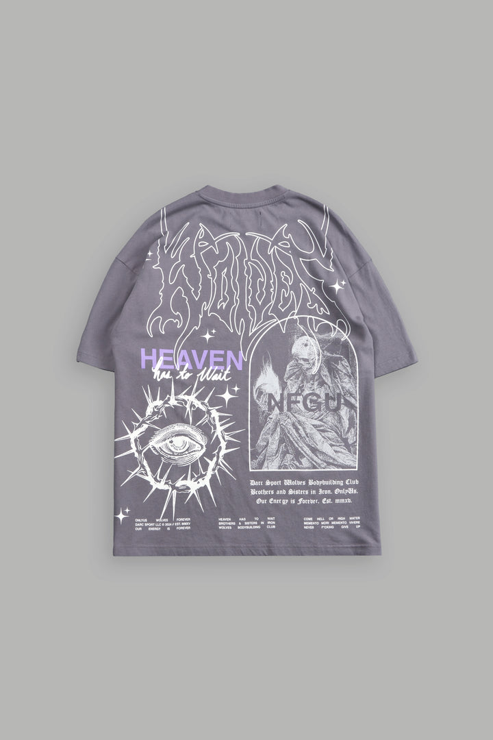 Overcome Mortality "Premium" Oversized Tee in Dove Gray