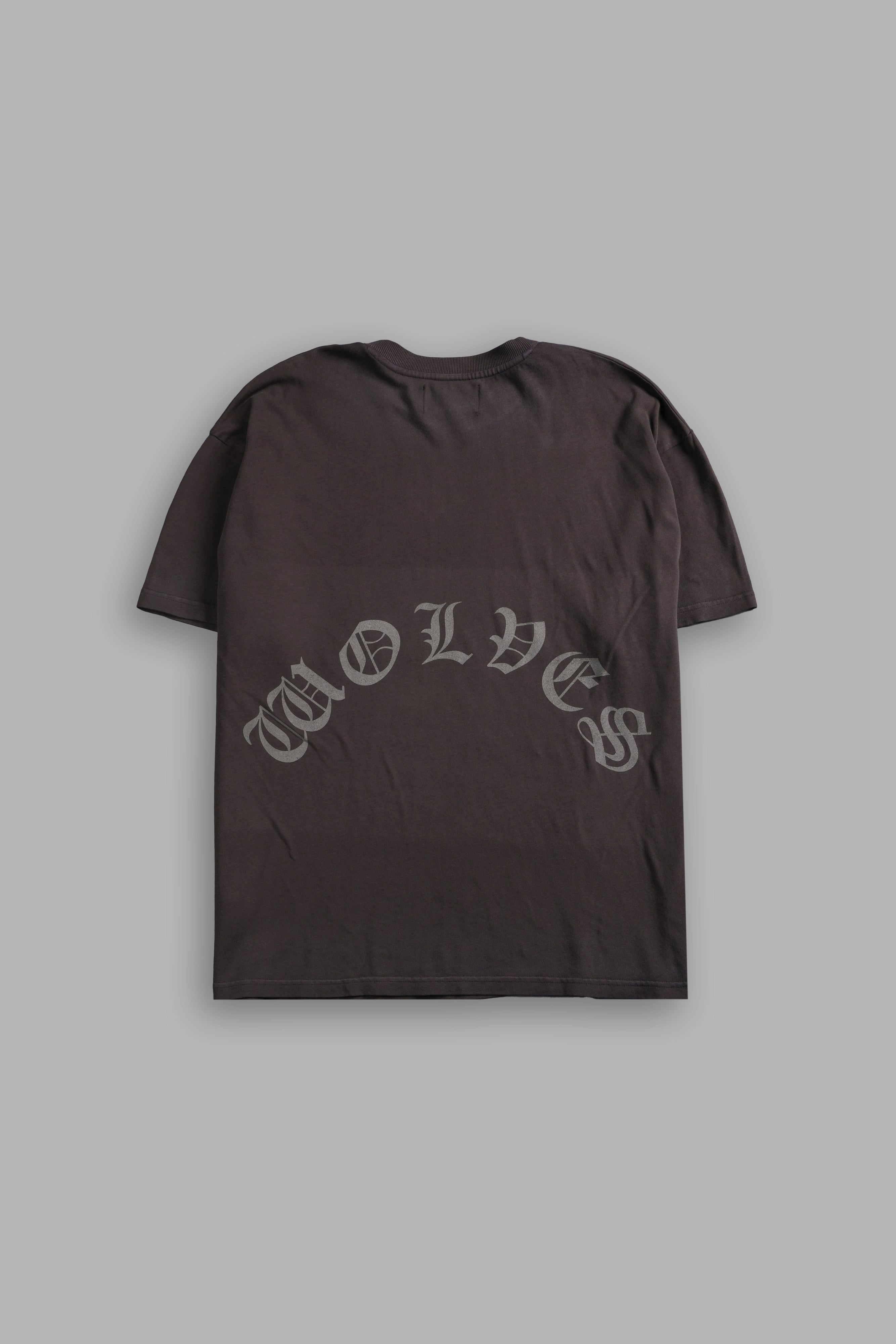 Gorgon's Lament "Premium" Oversized Tee in Darc Brown Drift Wash