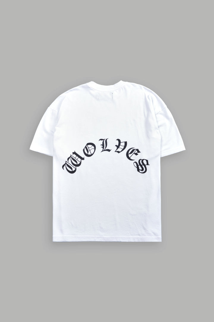 Los Cherub Premium Oversized Tee in White