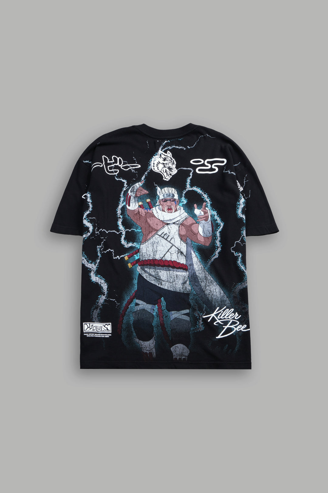 Killer Bee Premium Oversized Tee in Black