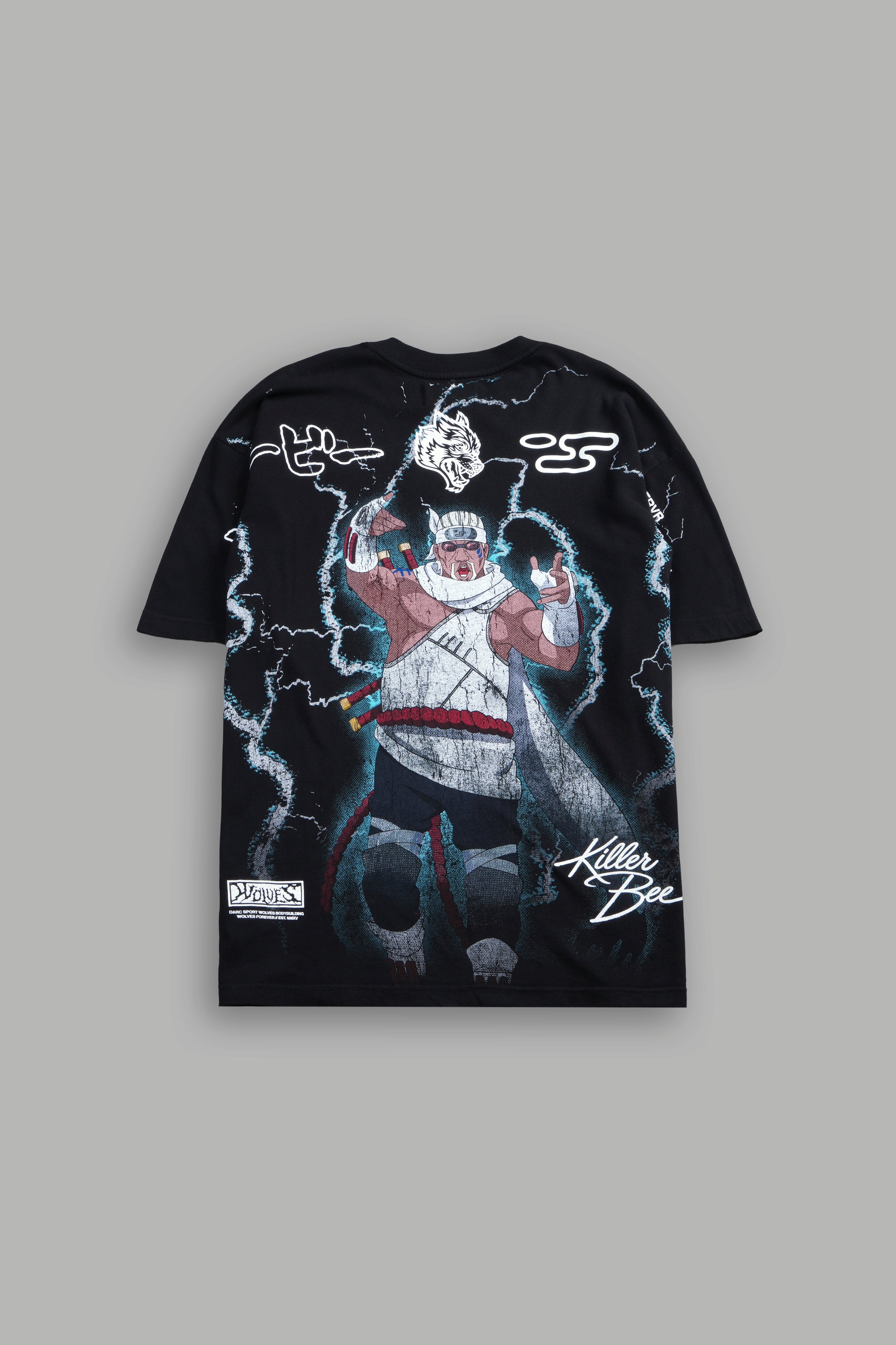 Killer Bee Premium Oversized Tee in Black