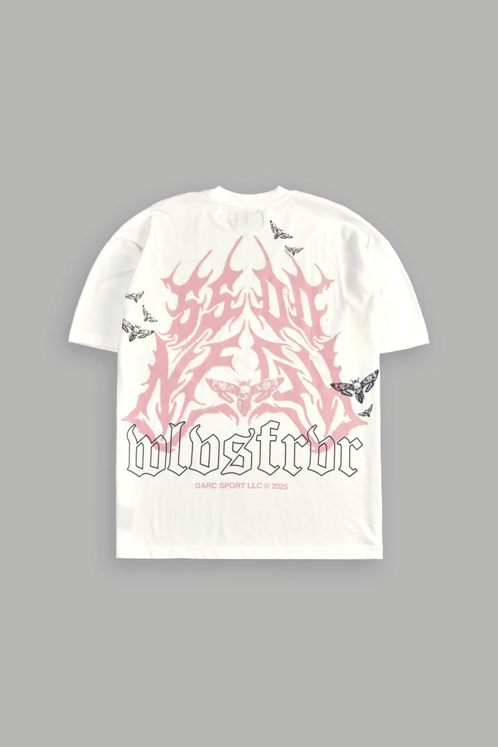 SSDDNFGU Hesh Unisex "Premium" Oversized Tee in Cream