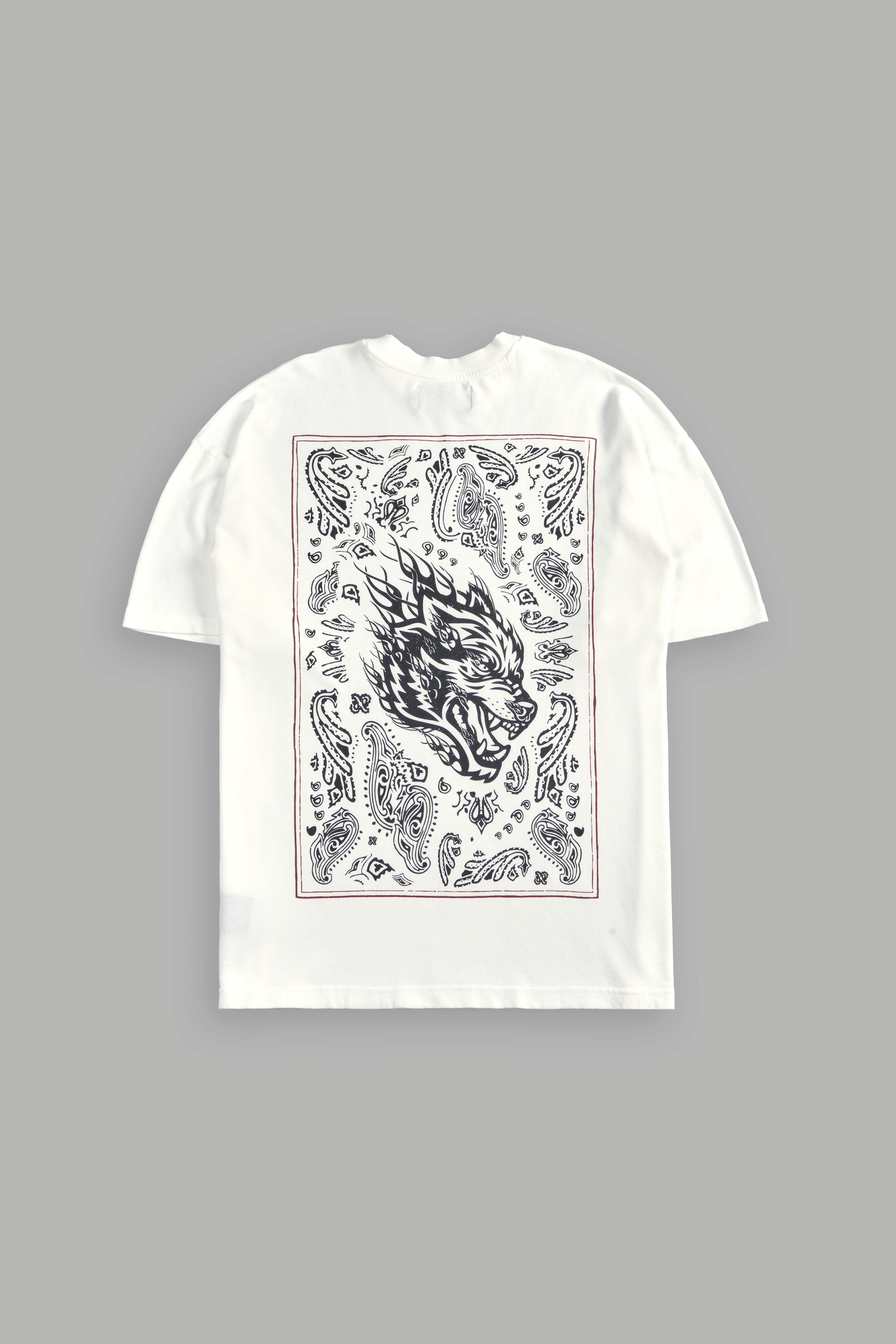 Western V2 "Premium" Oversized Tee in Cream